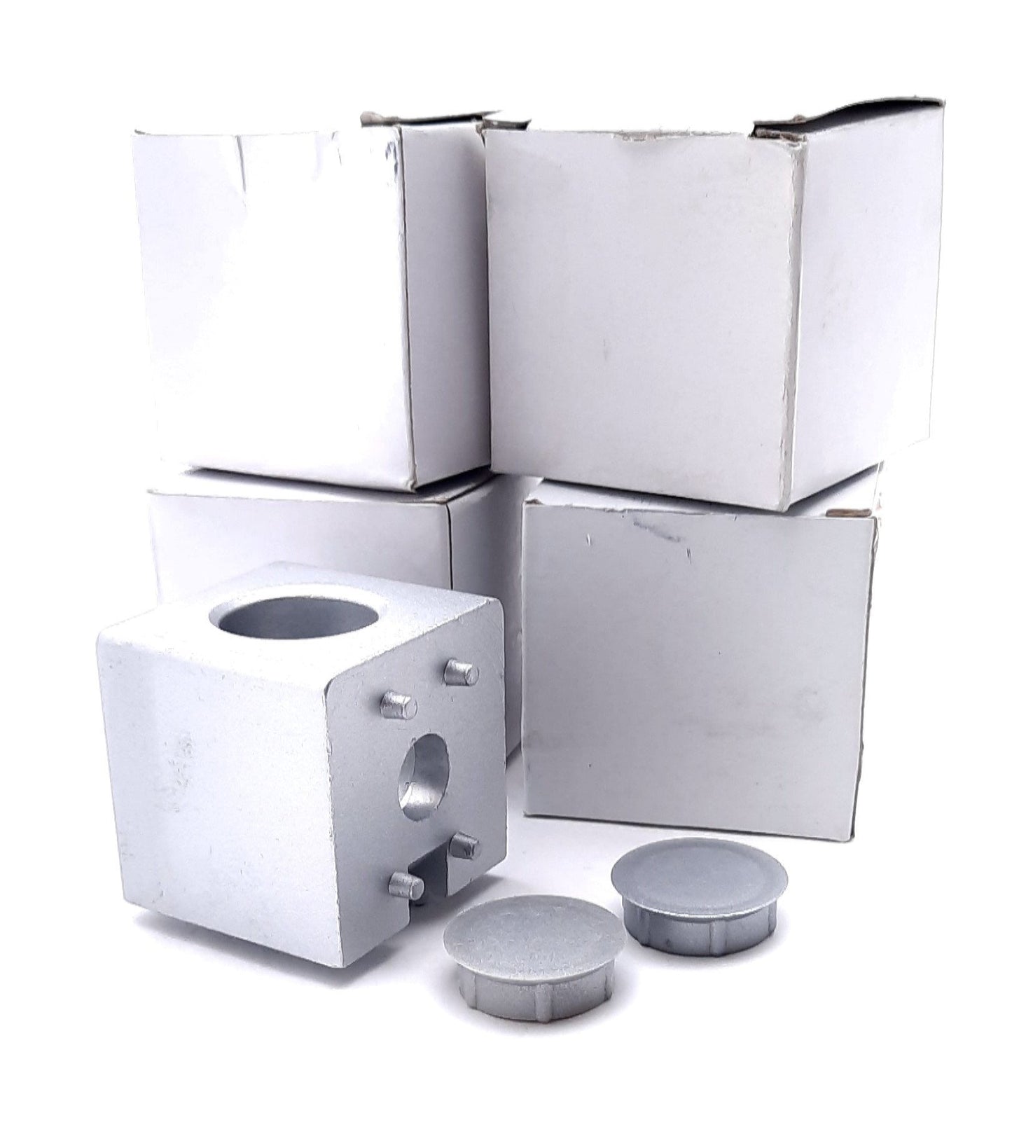 New Lot of 4 80/20 14174 Light Squared Corner Connector 2 Way Series 45 45mm x 45mm