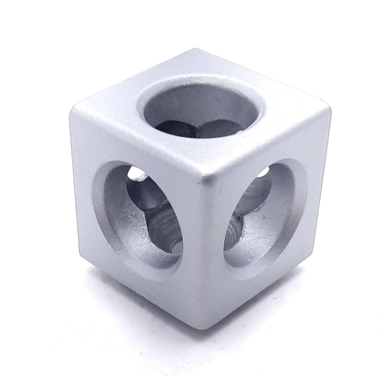 New Lot of 4 80/20 14171 Light Squared Corner Connector 3 way 30 Series 30mm x 30mm