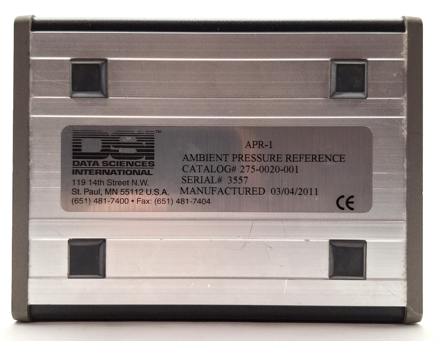 Used DSI 275-0020-001 APR-1 Ambient Pressure Reference, RJ45