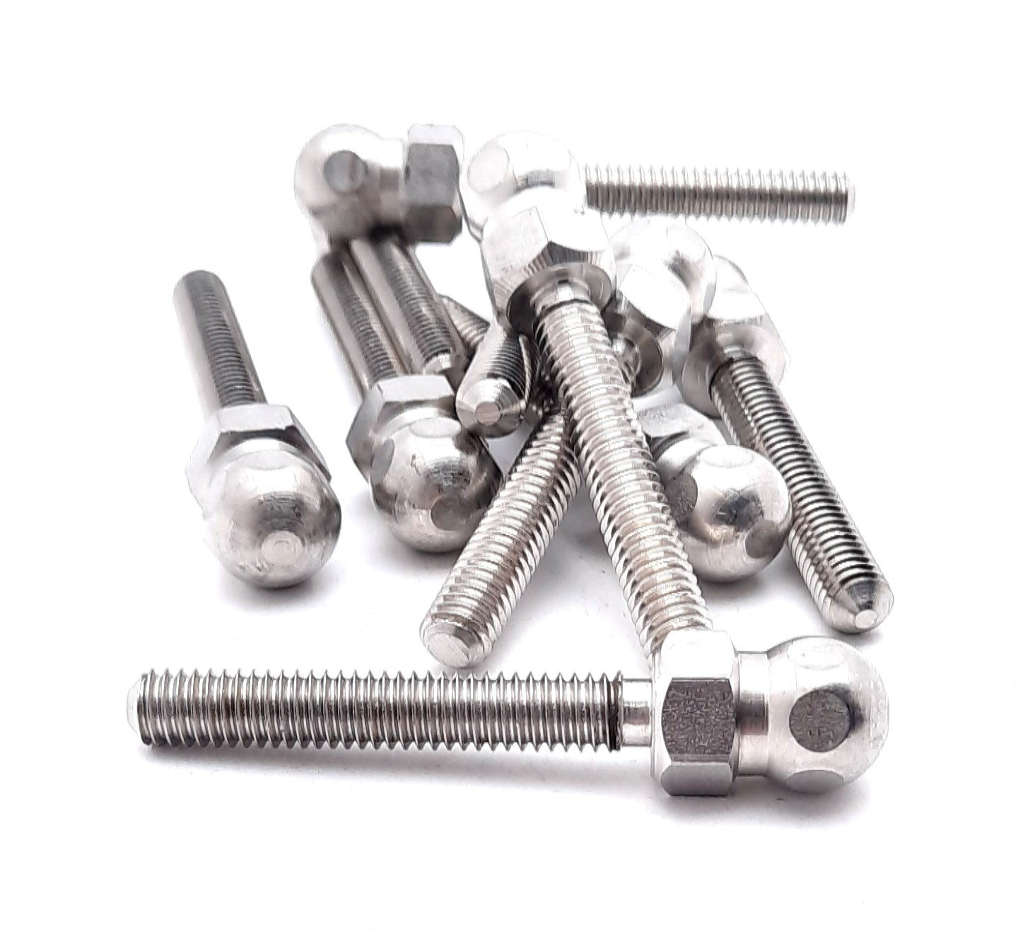 New Lot of 10 80/20 12246 Steel Swivel Foot Threaded Stem 5/16-18 x 1.500"