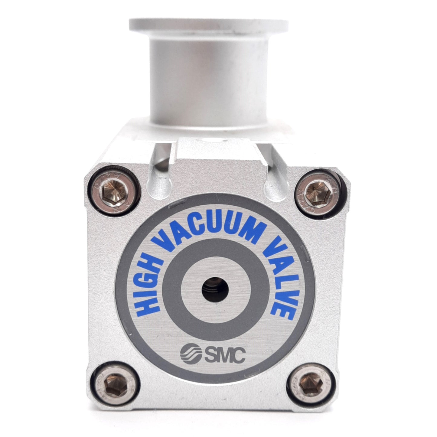 Used SMC XLA-25 High Vacuum Valve, KF 25 Flange, NC, 0.4-0.7MPa, 5-60°C, M5 Port