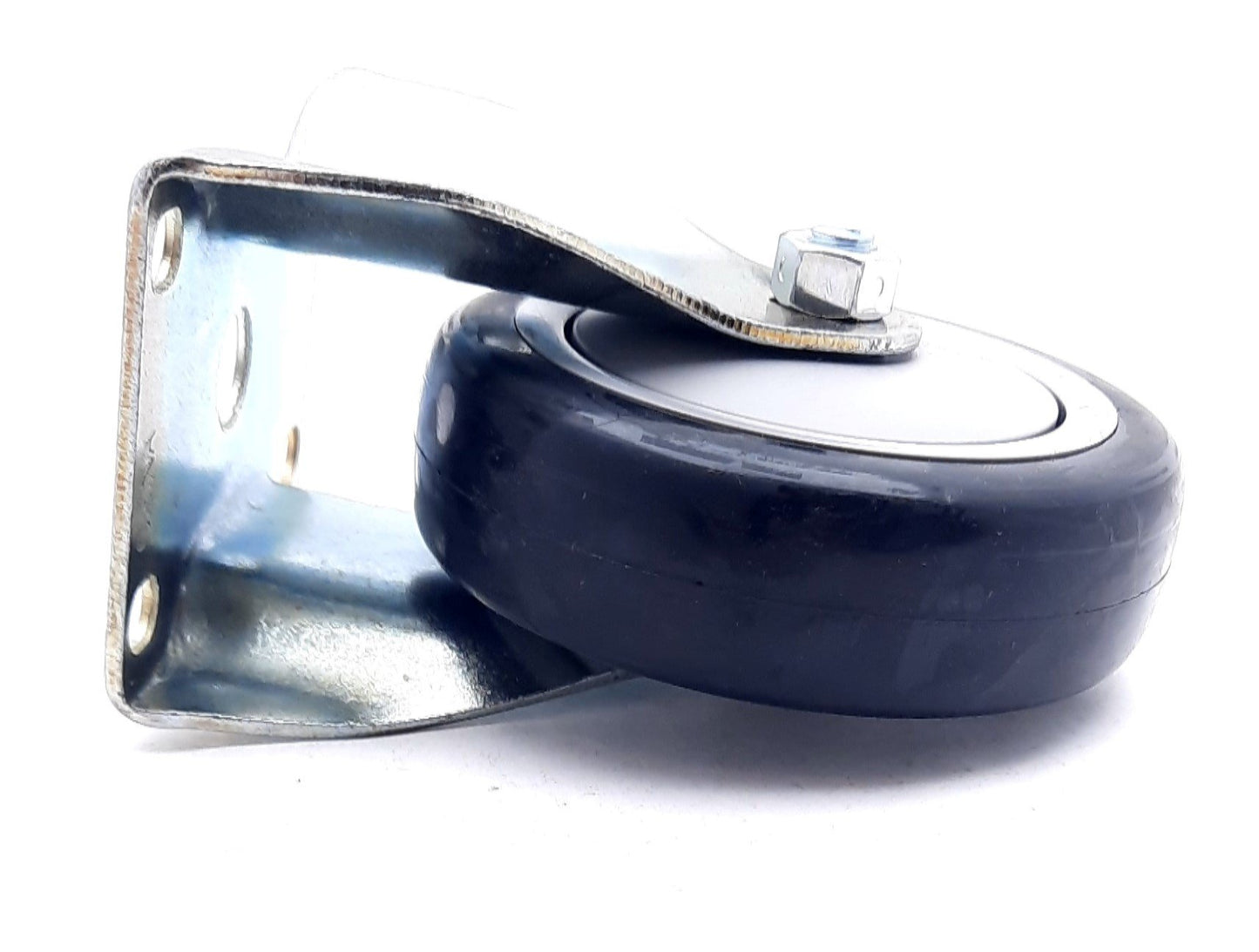 New – Open box Lot of 2 80/20 2336 Deluxe Flange Mount Rigid Caster 5", 3.625" x 2.688"