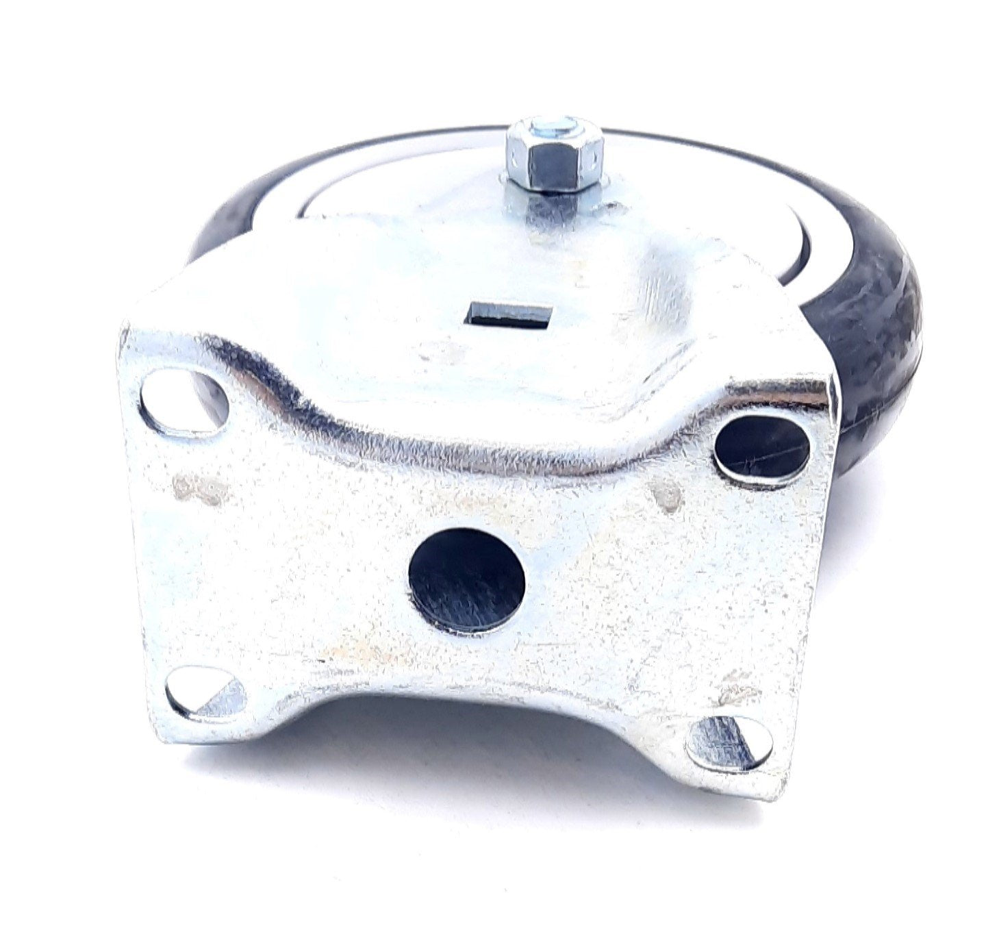 New – Open box Lot of 2 80/20 2316 Deluxe Flange Mount Rigid Caster 4", 3.625" x 2.688"