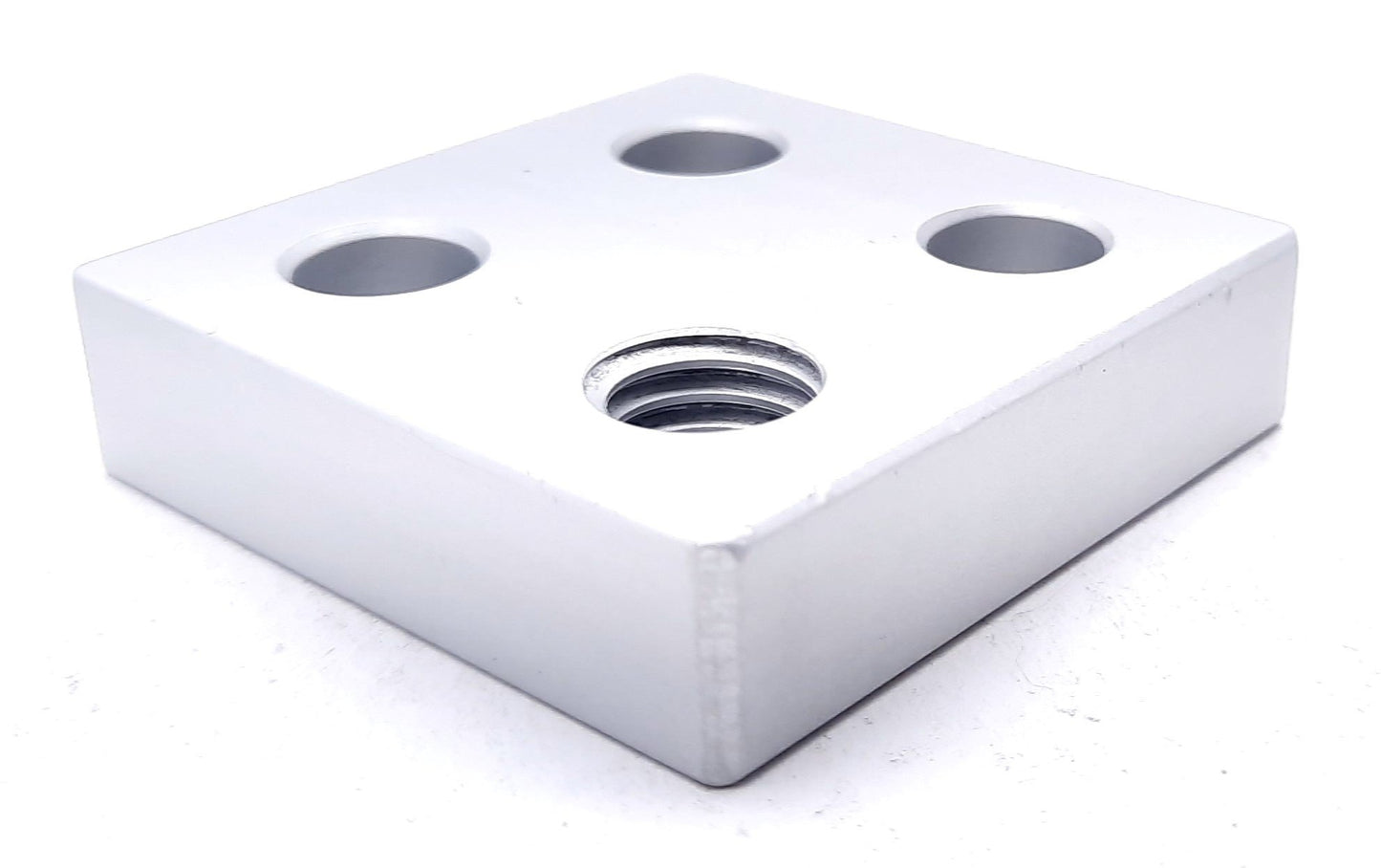 New Lot of 2 80/20 2363 Offset Tap Base Plate 2.00"x2.00" w/1/2-13 Corner Tap