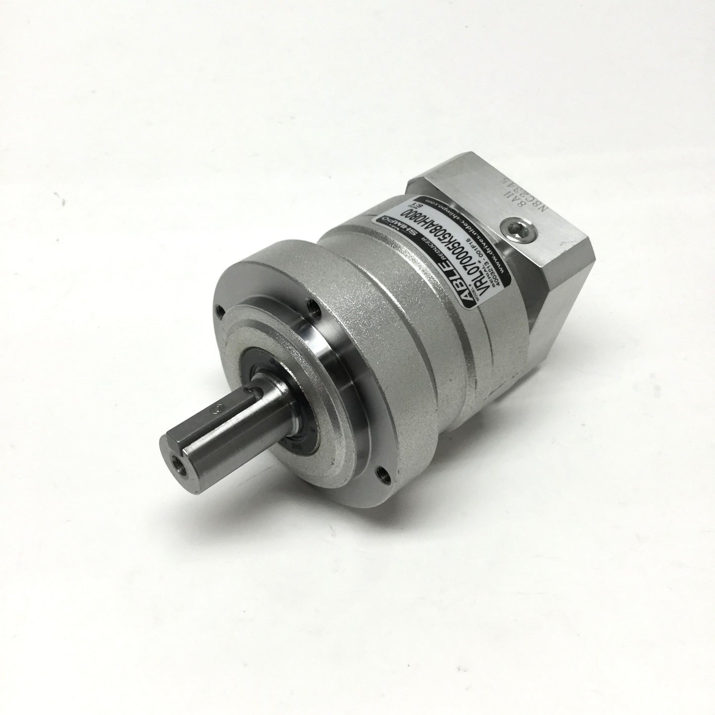 Used Nidec Shimpo VRL070005K508AH0800 ABLE Gear Box Reducer 5:1 Ratio, Ø16mm Shaft