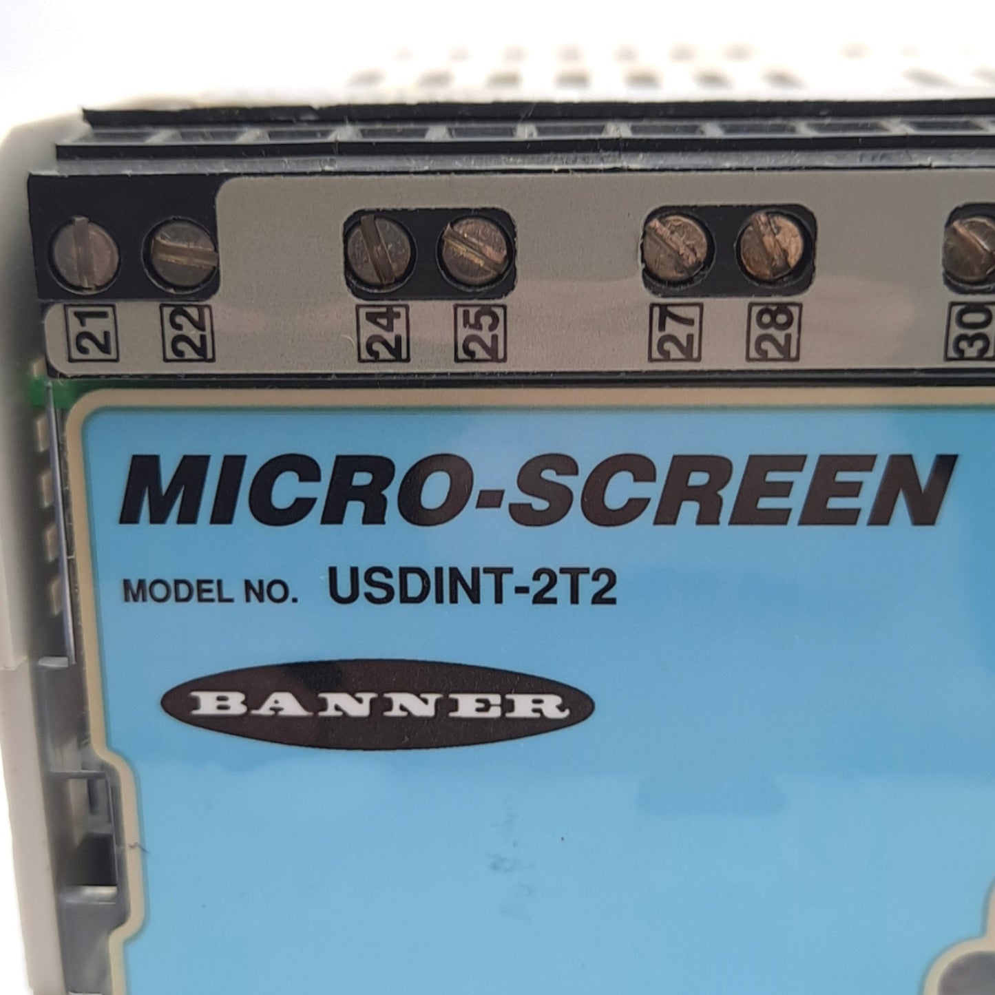 Used Banner USDINT-2T2 Micro-Screen Safety Light Curtain Controller 24VDC Max 1.5A
