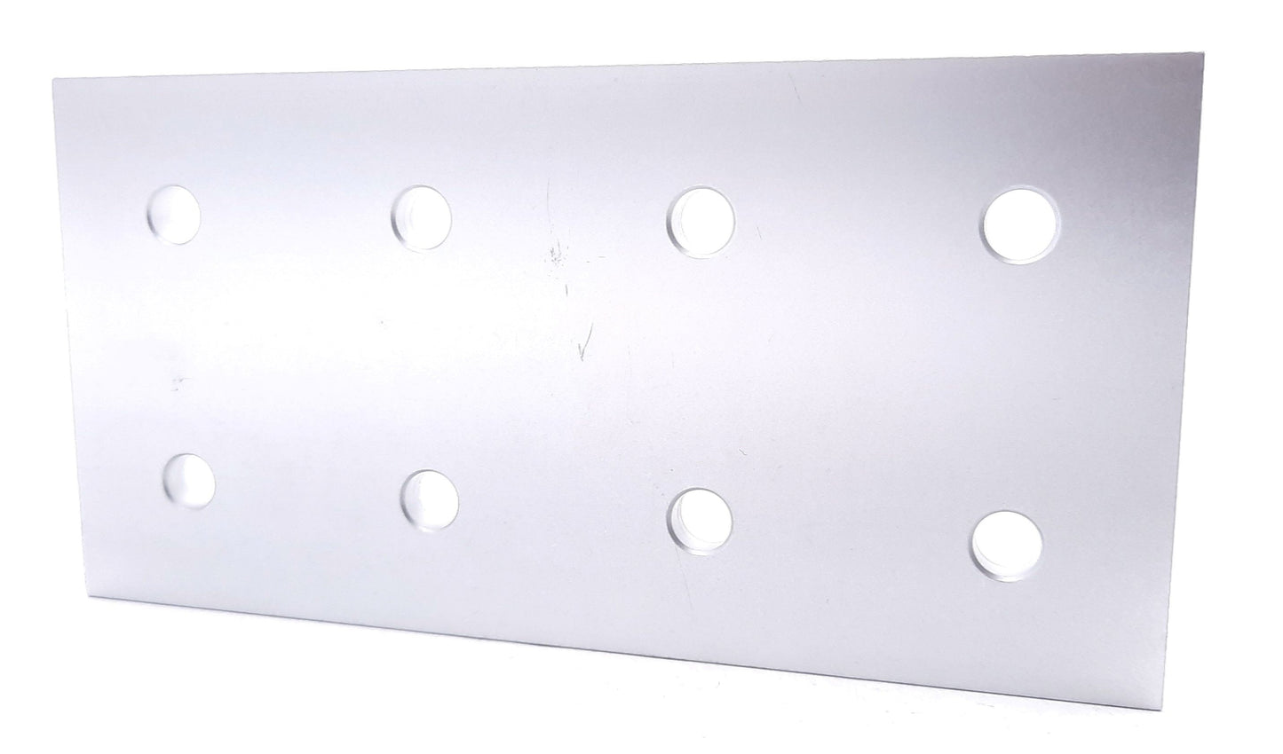 New Lot of 5 80/20 40-4365 Rectangular Flat Plate 40 Series 8 Hole 160mm x 80mm