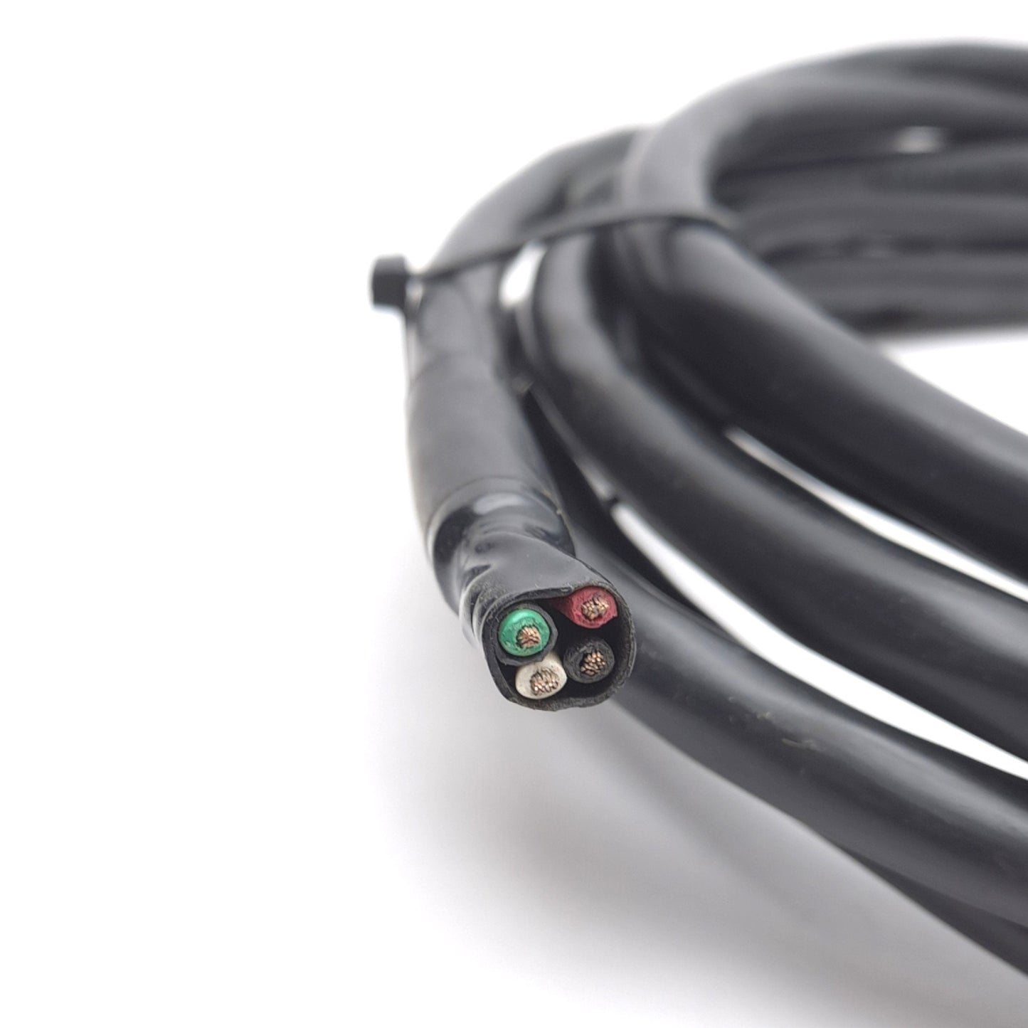 Used Aerotech 630C1936 Rev C Motor Power Cable, 17ft, DB-9W4 Female to Flying Leads