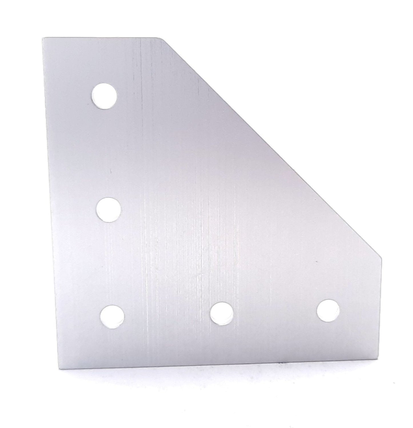 New – Open box Lot of 5 80/20 30-4351 90 Degree Angled Flat Plate 30 Series 5 Hole 90mm x 90mm