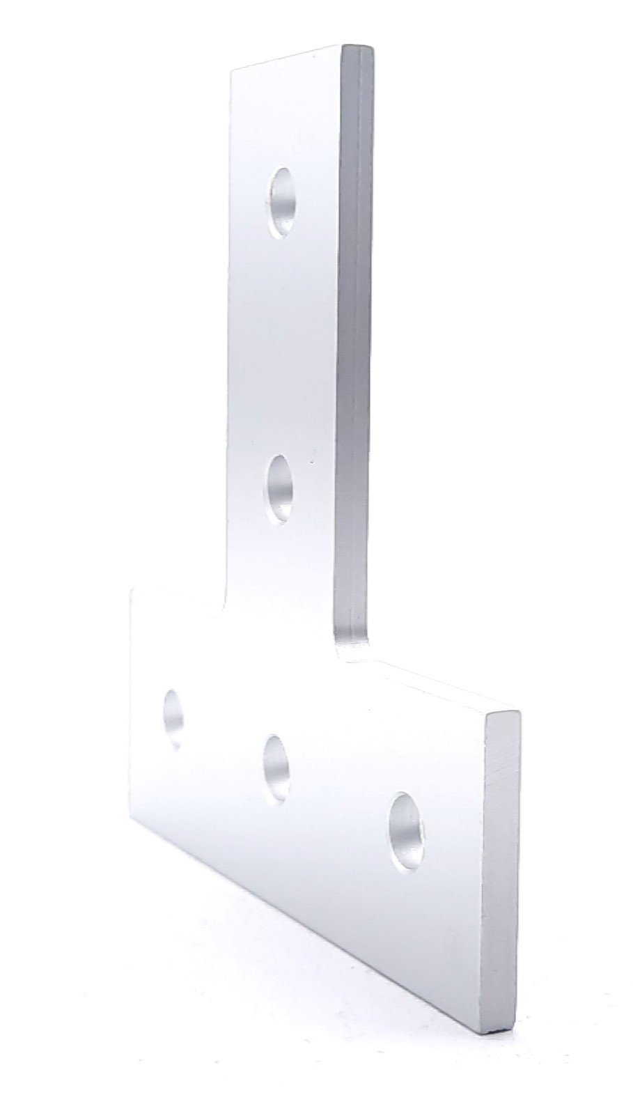 New – Open box Lot of 5 80/20 30-4480 Aluminum “T” Flat Plate 30 Series 5 Hole 90mm x 90mm