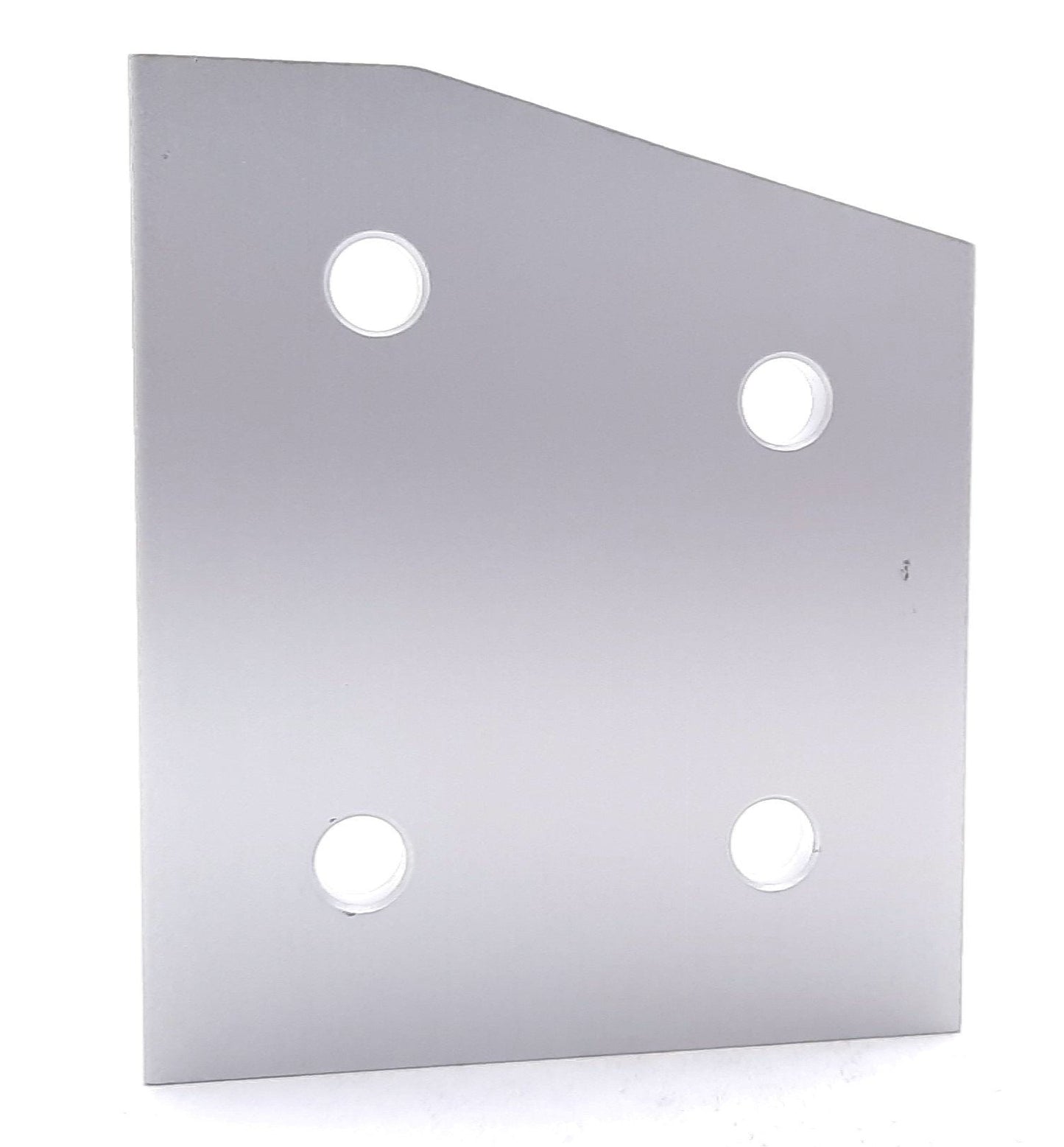 New – Open box Lot of 5 80/20 40-4316 15 Degree Angled Flat Plate 40 Series 4 Hole 94mm x 90mm