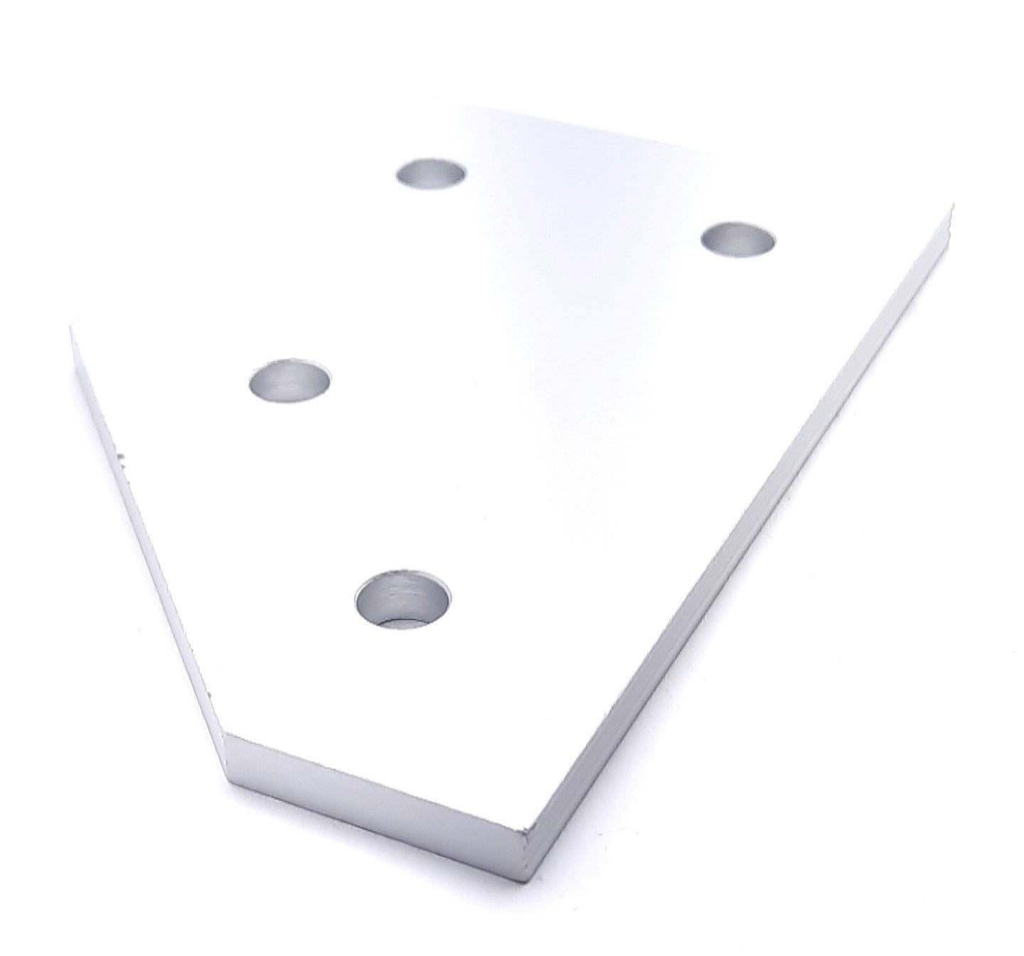New Lot of 5 80/20 40-4346 45 Degree Angled Flat Plate 40 Series 4 Hole 120mm x 80mm