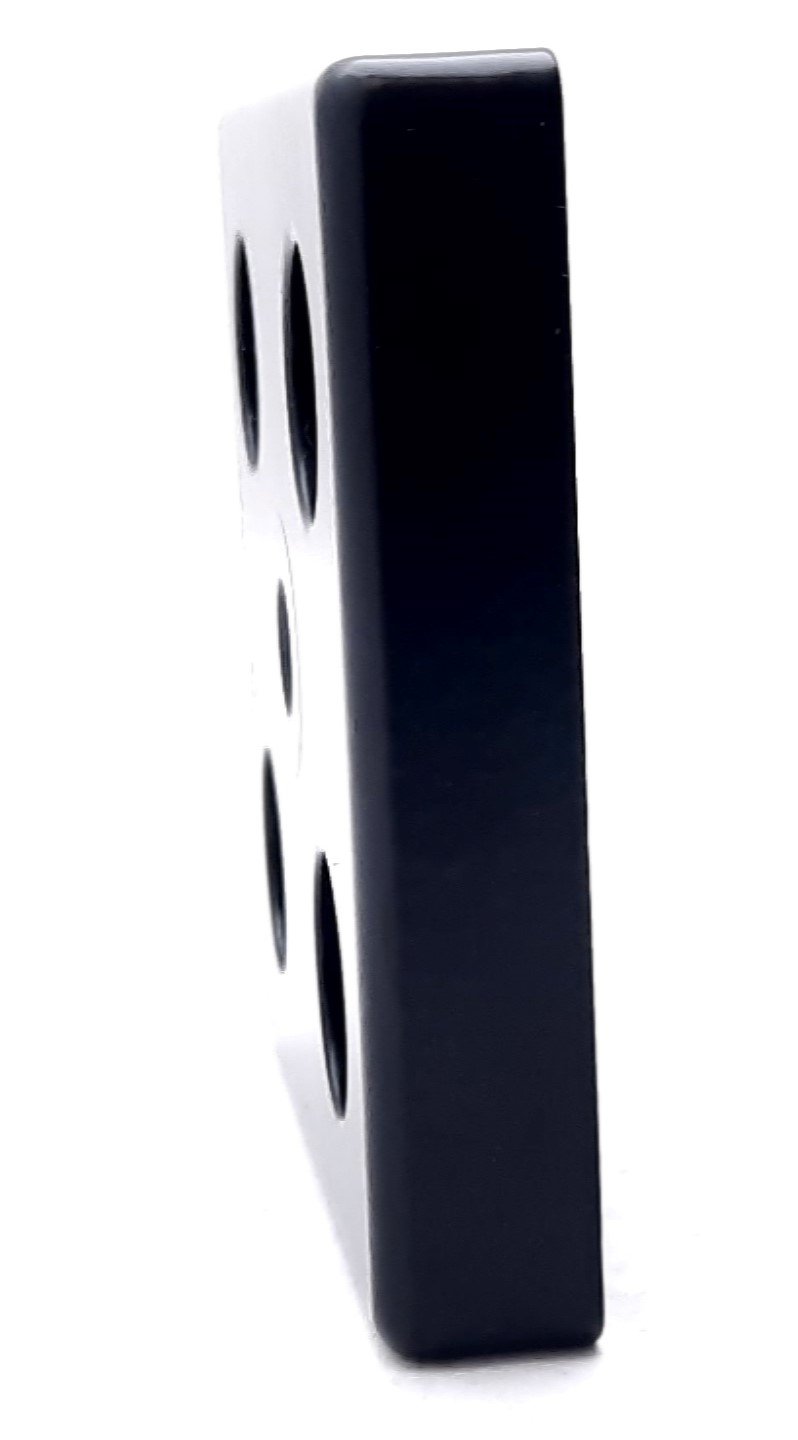 New Lot of 2 80/20 14043 Center Tap Base Plate 45 Series M10 X 1.50 90mm x 90mm