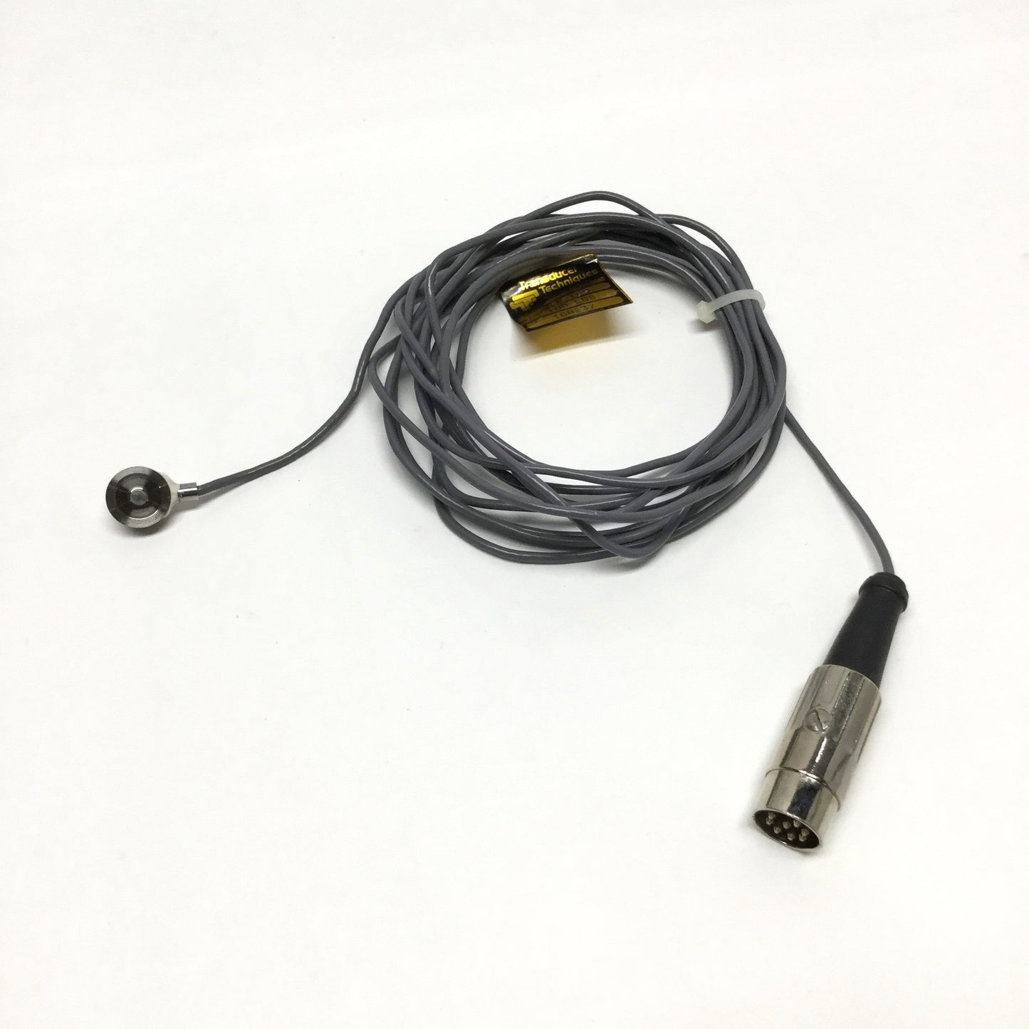 Used Transducer Techniques SLB-100 Subminiature Button Compression Load Cell 100lbf