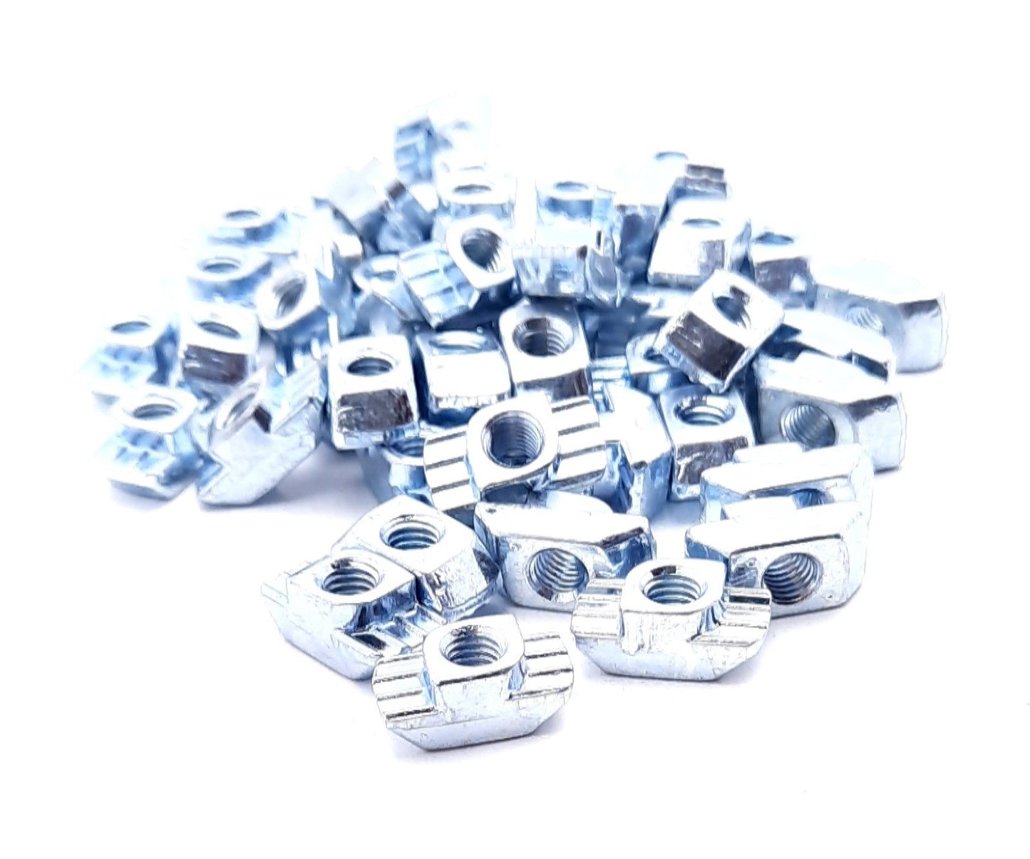 New Lot of 50 80/20 13129 Standard Drop-in T-Nut 45 Series M6 X 1.0 19.60mm x 10mm