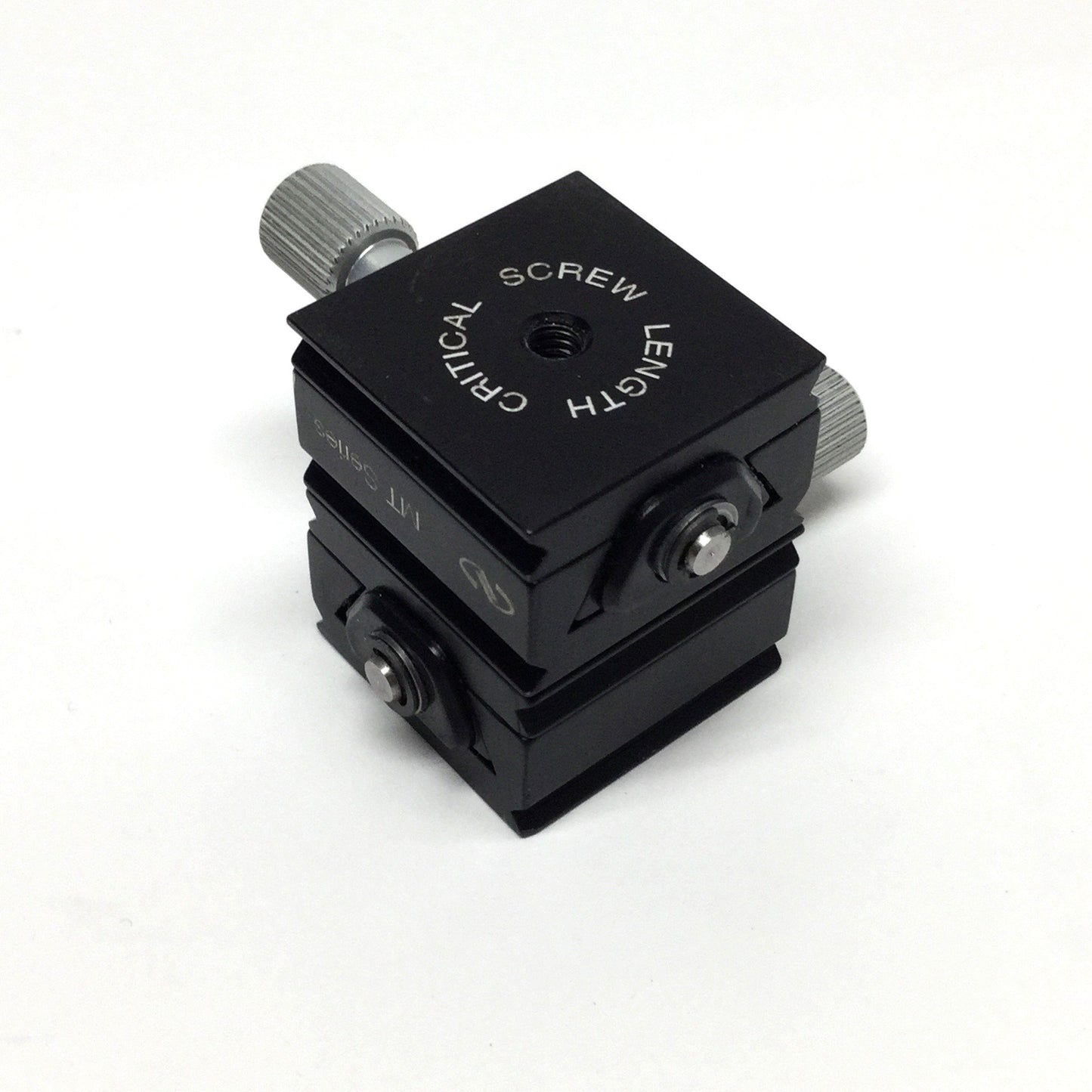 Used Newport MT-XY Compact 2-Axis Dovetail Slide Linear Stage, 9.5mm Travel, 1" x 1"