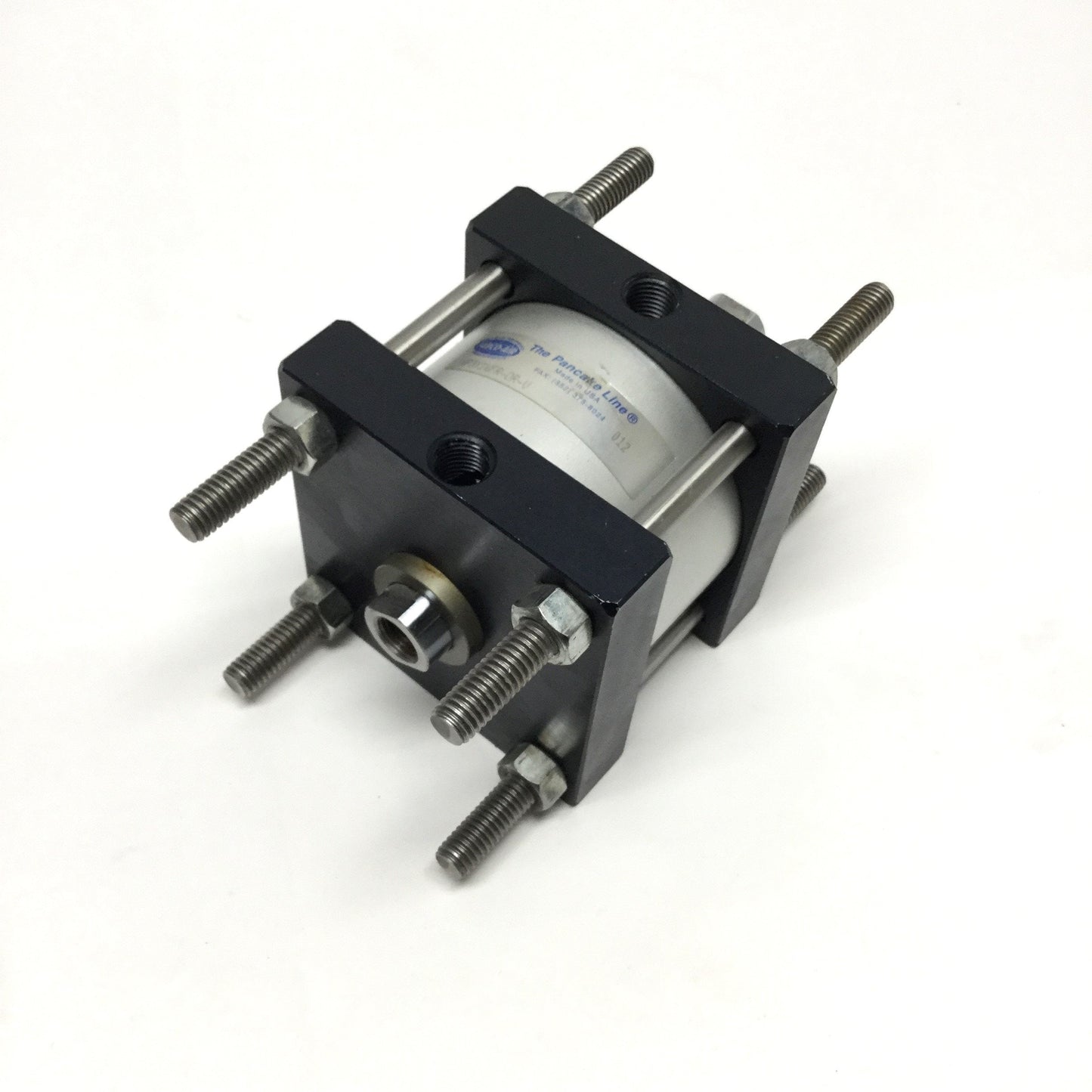 Used Fabco-Air HP3x1WFR-DR-V Hi-Power Double-Rod Pancake Cylinder 3" Bore, 1" Stroke