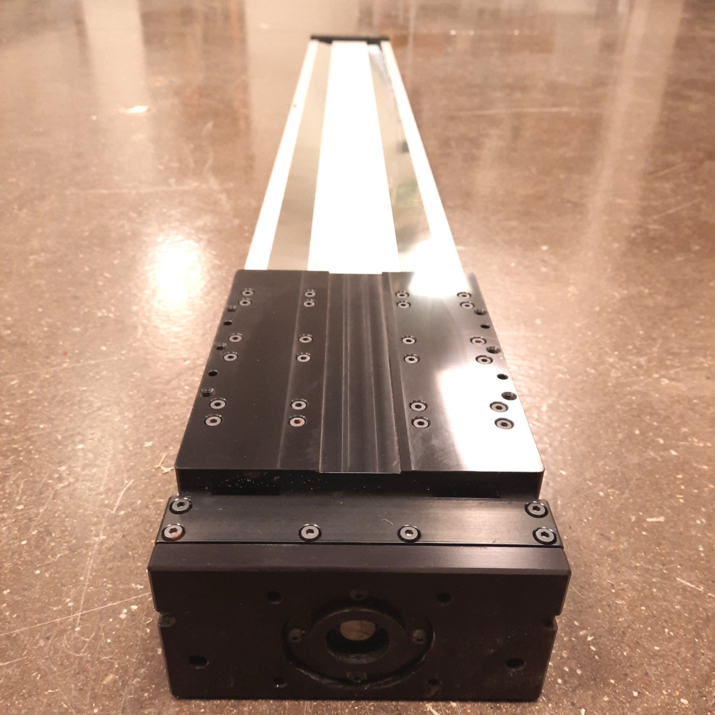 Used Bimba LP20S-436 Linear Actuator 436mm Travel, 5mm Lead, 64.7kN Load, ø12mm Shaft