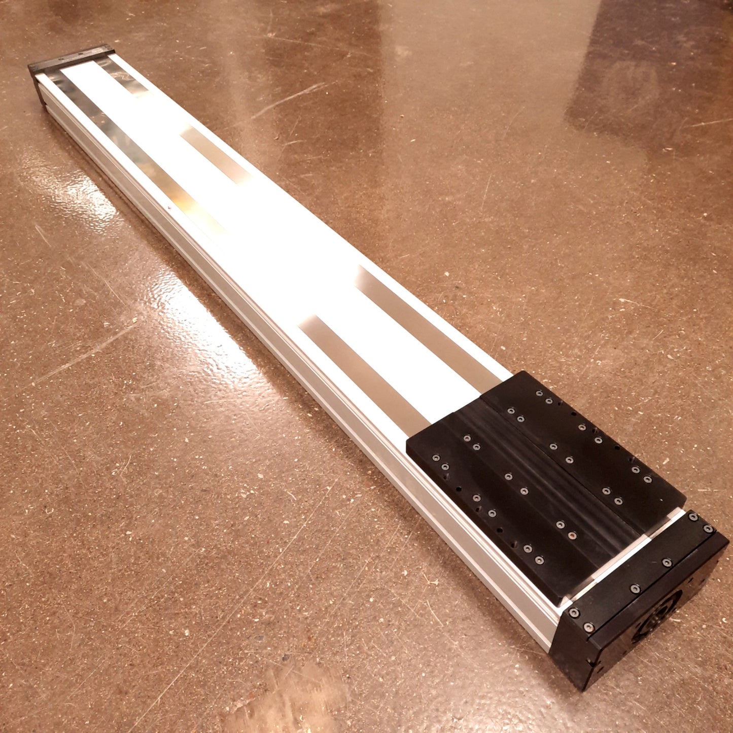 Used Bimba LP20S-436 Linear Actuator 436mm Travel, 5mm Lead, 64.7kN Load, ø12mm Shaft