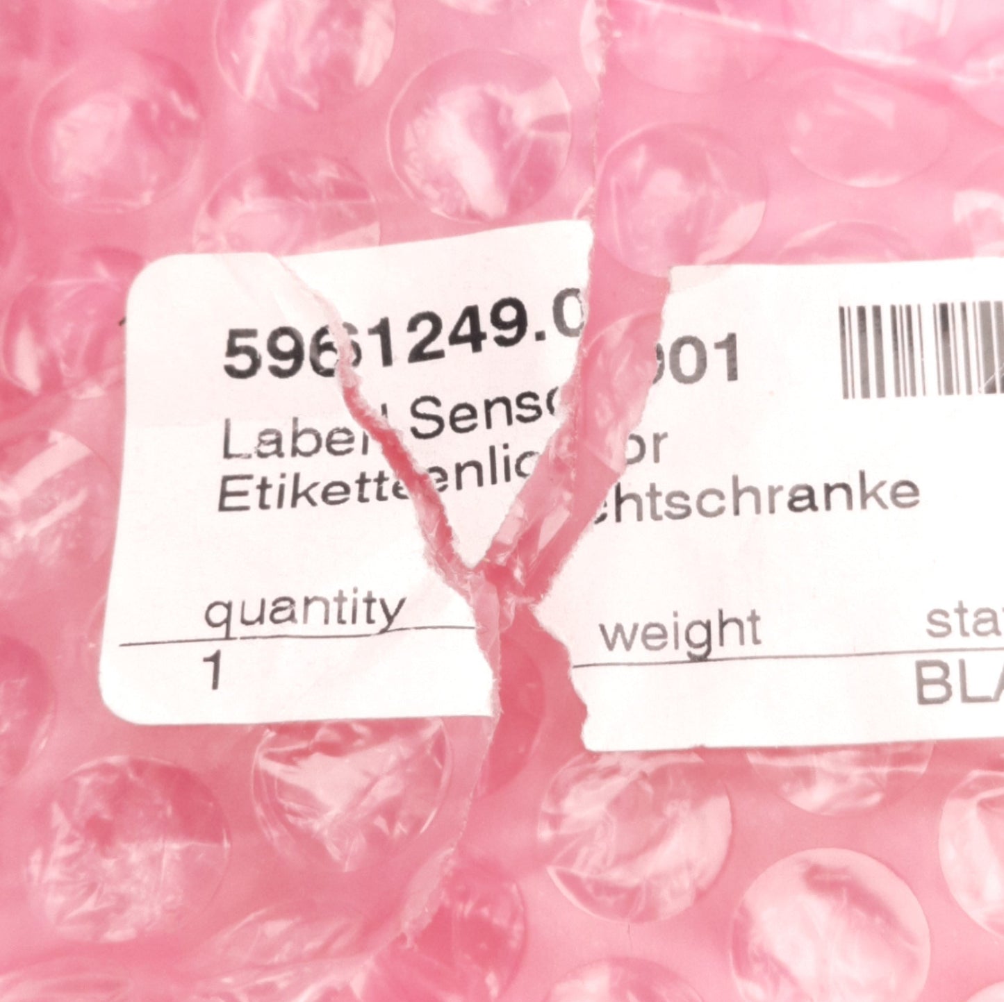 Used CAB 5961249.001 Hermes 2L Sensor, For Thermal Label Printers, 5-Pin