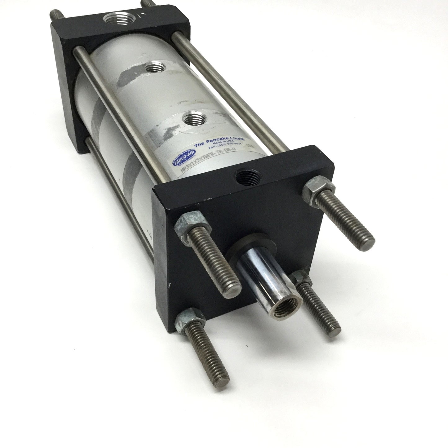 Used Fabco Air MP3X1X3X3WFR-TR-DR-V 3-Stage Multi-Power Cylinder, 1" Stroke, 3" Bore