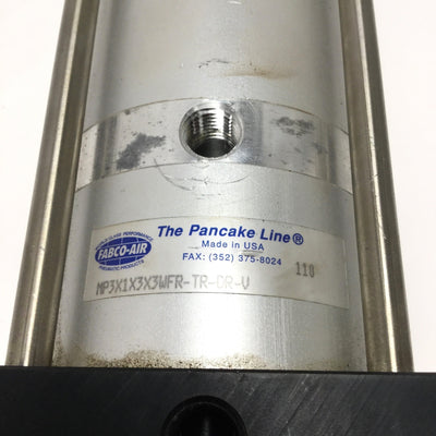Used Fabco Air MP3X1X3X3WFR-TR-DR-V 3-Stage Multi-Power Cylinder, 1" Stroke, 3" Bore