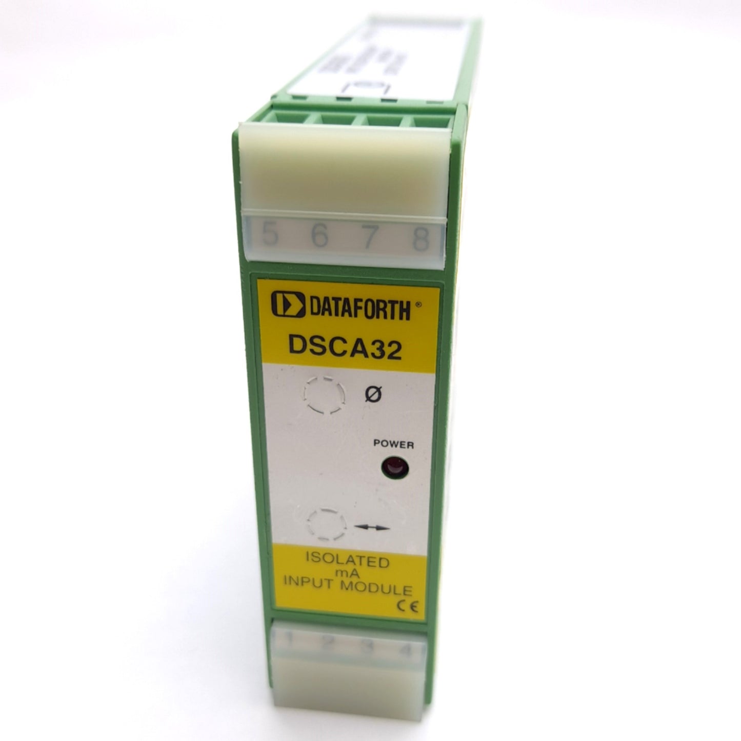 Used Dataforth DSCA32-02 Analog Current Input Signal Conditioner, 20mA In, 10V Out