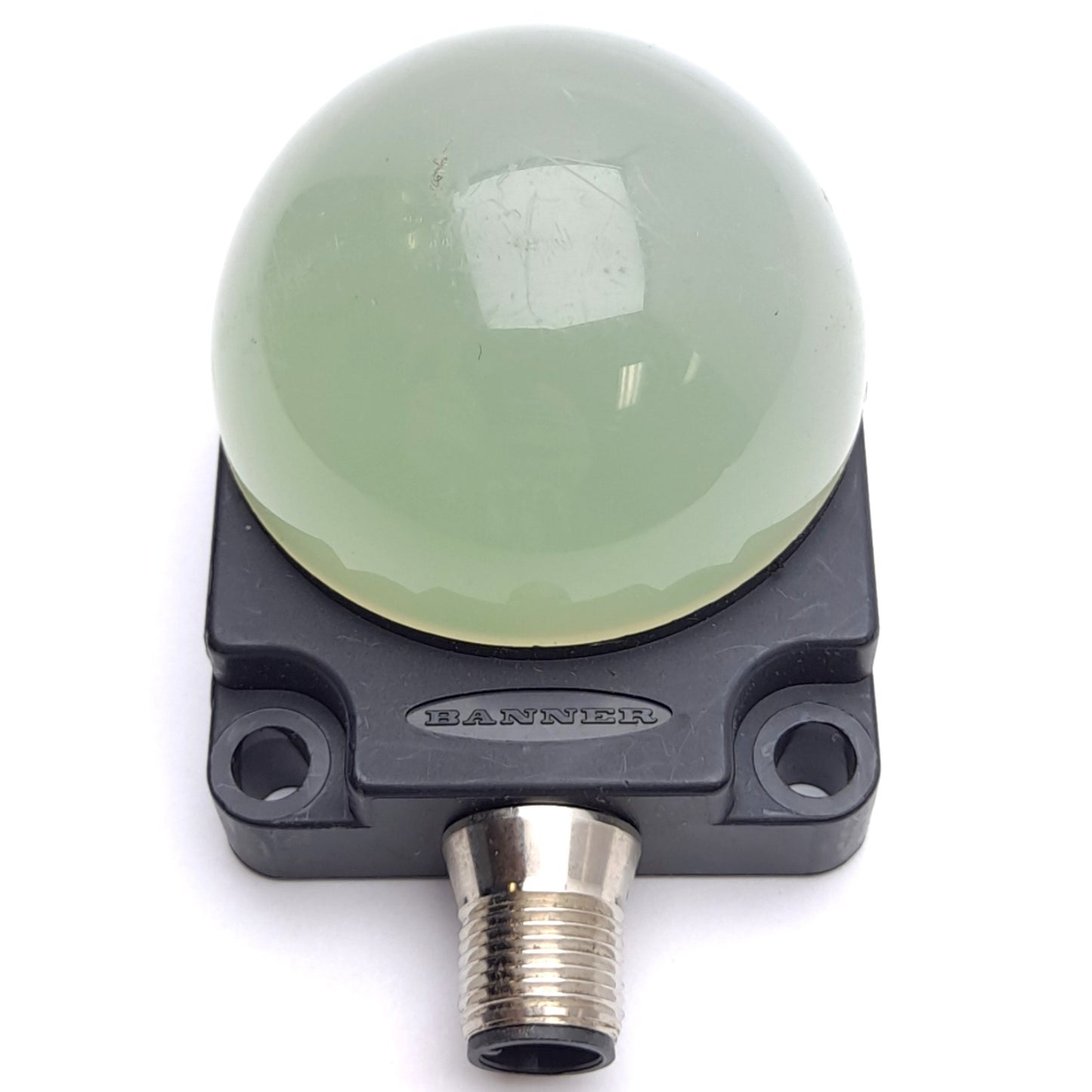 Used Banner K50FLGRXPQ EZ-LIGHT Illuminated Domed LED Indicator, 2-Color Red/Green