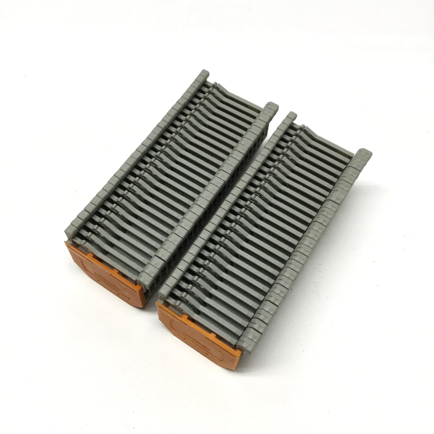 Used Lot of 50 Wago 279-101 Cage-Clamp Thru Terminal Blocks, 2-Conductor, 600V 10A