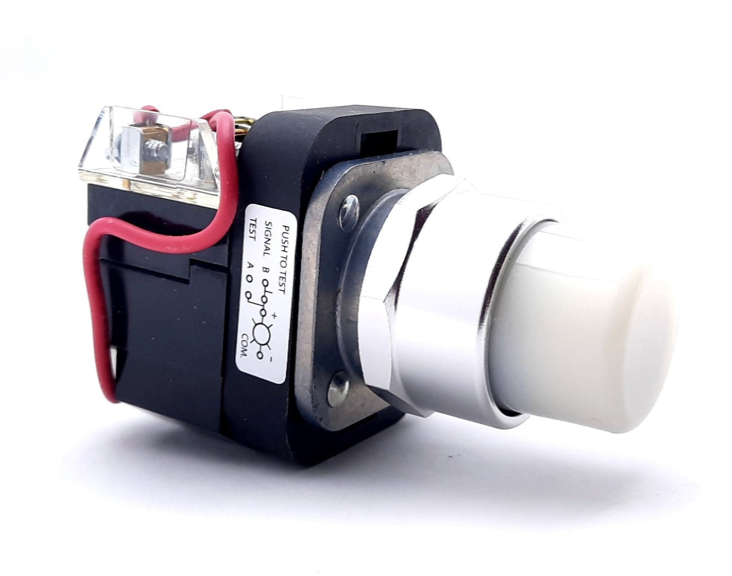 New Allen Bradley 800T-PTH16W Illuminated Push To Test Pilot LED Button 120V White