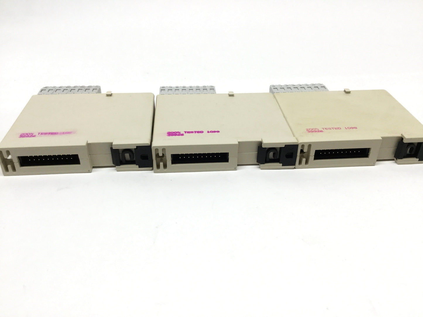 Used Lot of 3 Opto 22 SNAP-ODC5SNK Digital Output Modules, 4-Channel, 5-60VDC Sinking