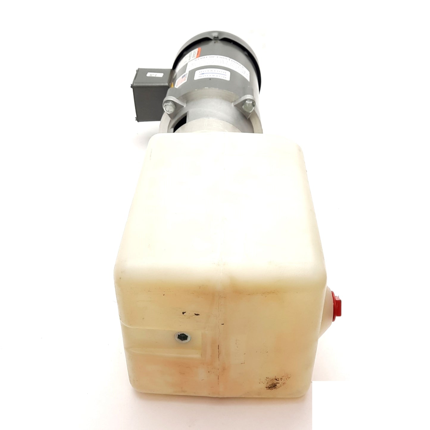 Used Bucher M-4304-0102 Hydraulic Pump & Reservoir, 3PH 230/460VAC, 1/2HP, 56C Frame