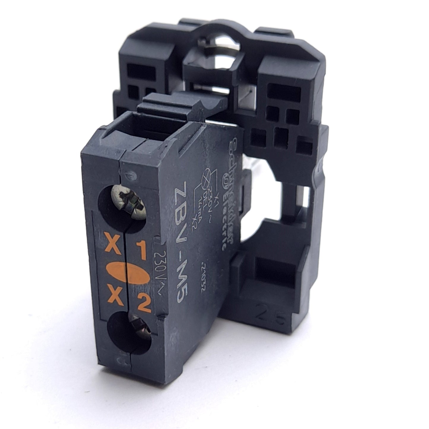 New – Open box Schneider Electric ZBVM5 LED Light Block, Orange Steady, 230-240VAC, 14mA