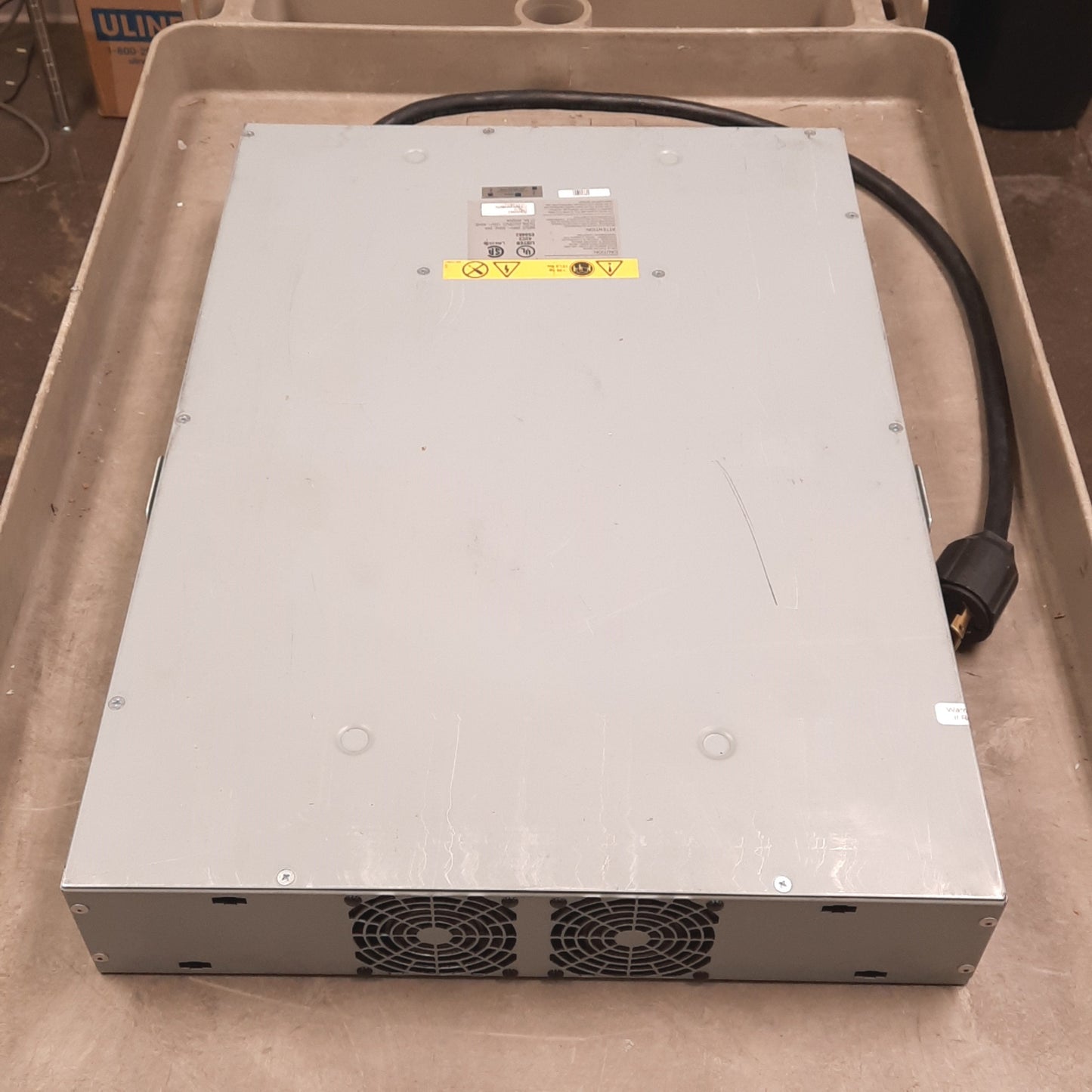 Used APC AP9626 Step-Down Transformer, 208VAC Input, 120VAC Output, 5-20 Receptacles