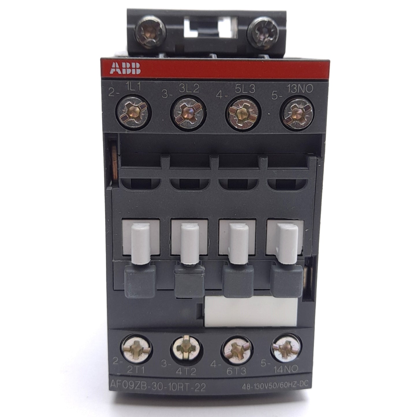 New ABB AF09ZB-30-10RT-22 Contactor, 3-Pole, 600VAC 25A Contact, 48-130VAC Coil