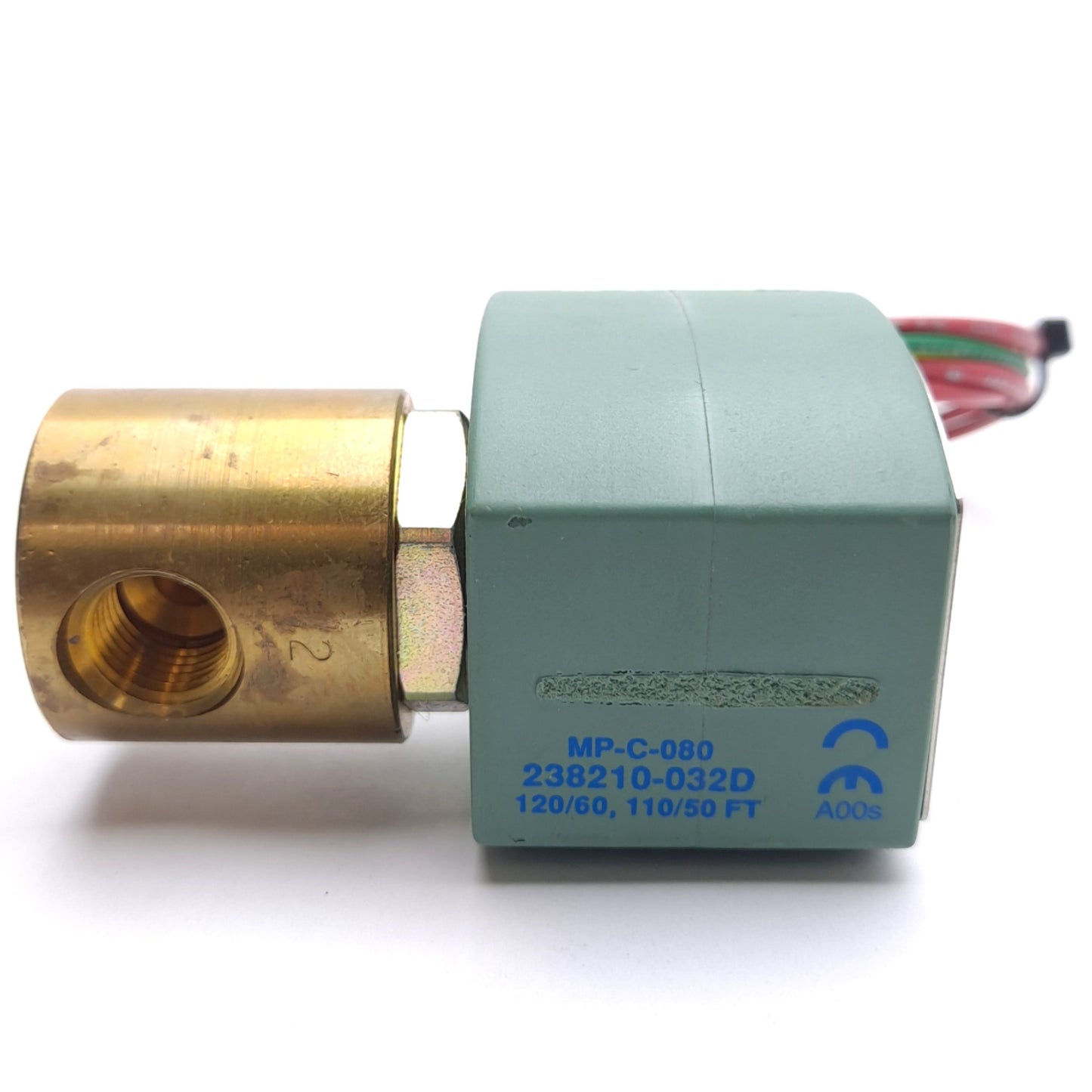 Used ASCO 8263G53 Red-Hat Solenoid Valve, Normally Closed, Steam 50psi, 1/4in NPT