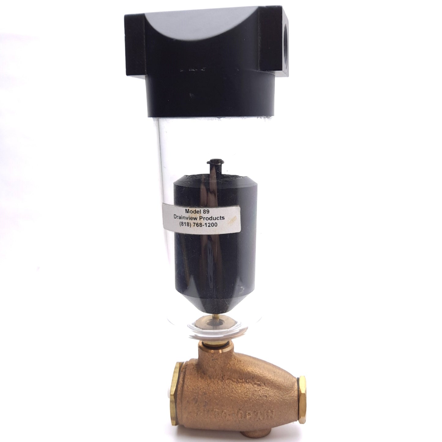 New Drainview M-89 See-Level Automatic Condensate Drain, 150psi, 3/8in NPT