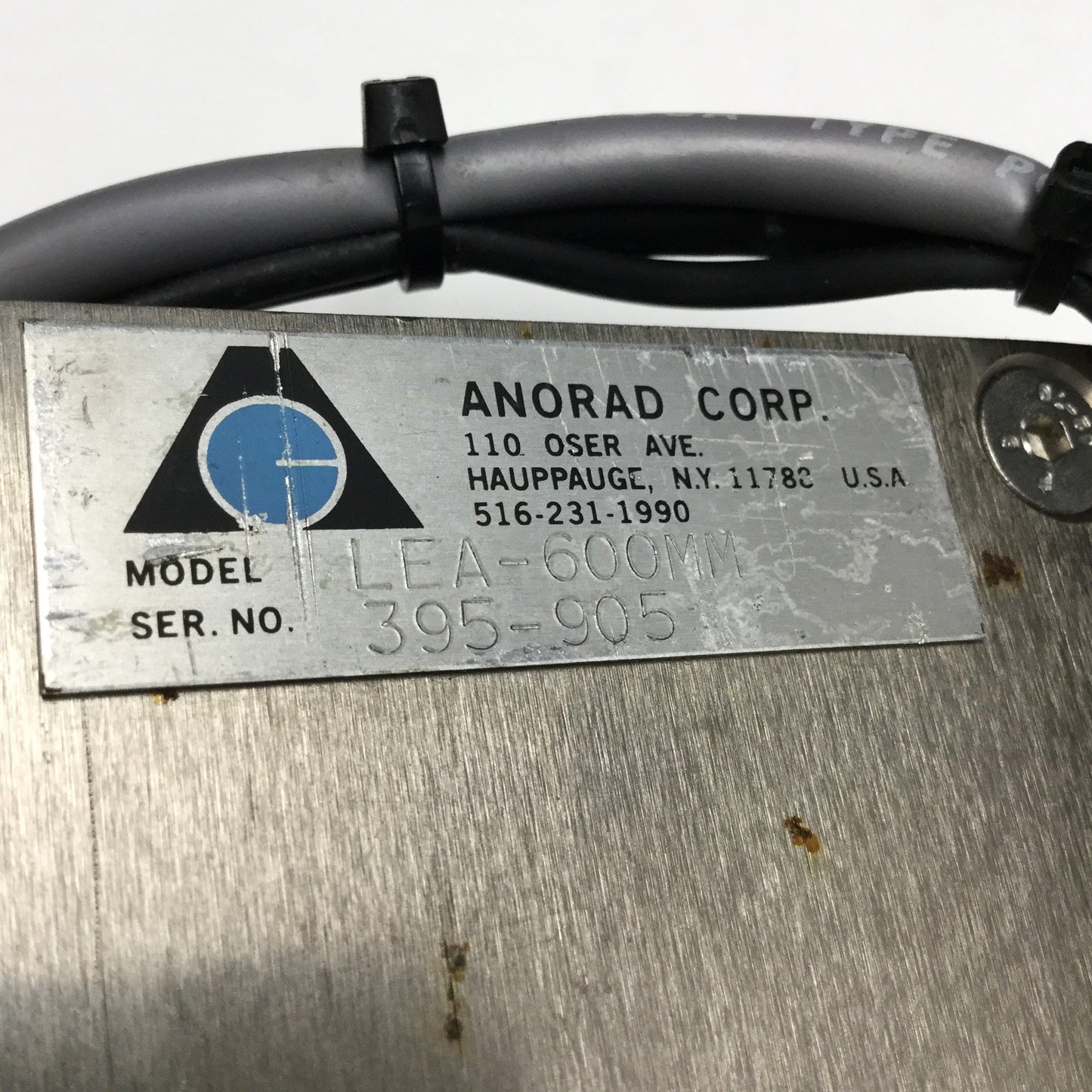 Used Anorad LEA-600 Brushless Linear Servo Motor 26.8 x 600mm Magnet Channel w/Coil