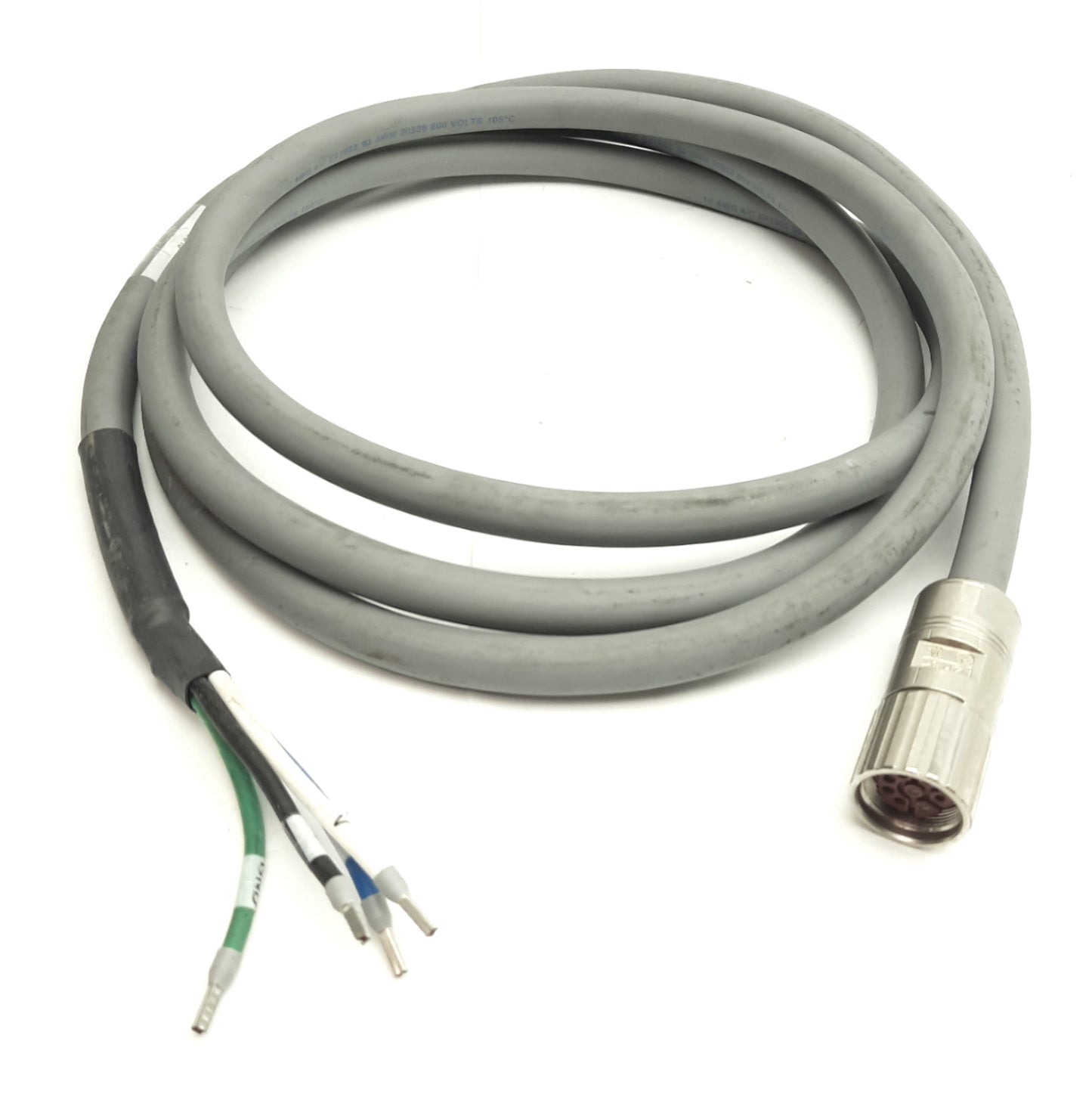Used Kollmorgen CP-508DCAN-03-0 CDDR Series Servo Drive Power Cable, Less Than 20A