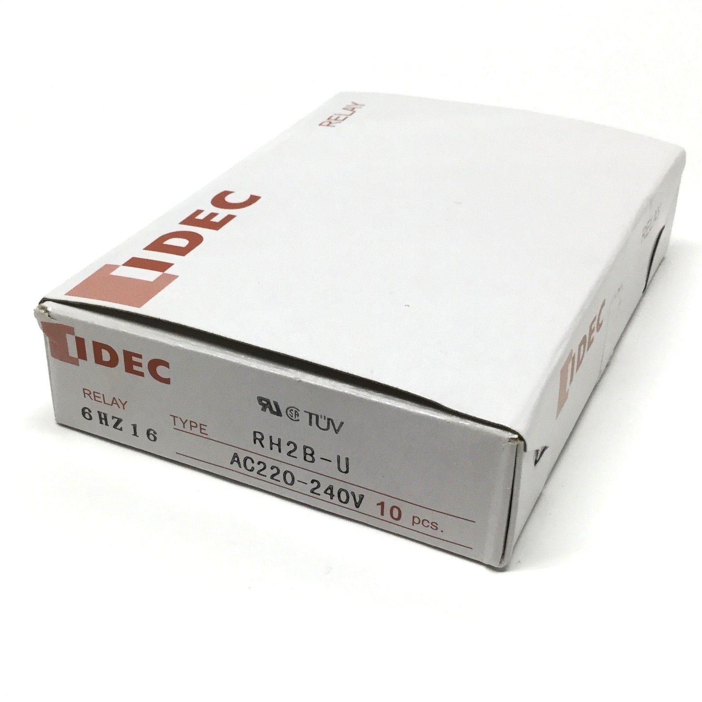 New Box of 10 Idec RH2B-U Ice Cube Control Relays 220-240VAC Coil, DPDT 10A 240VAC