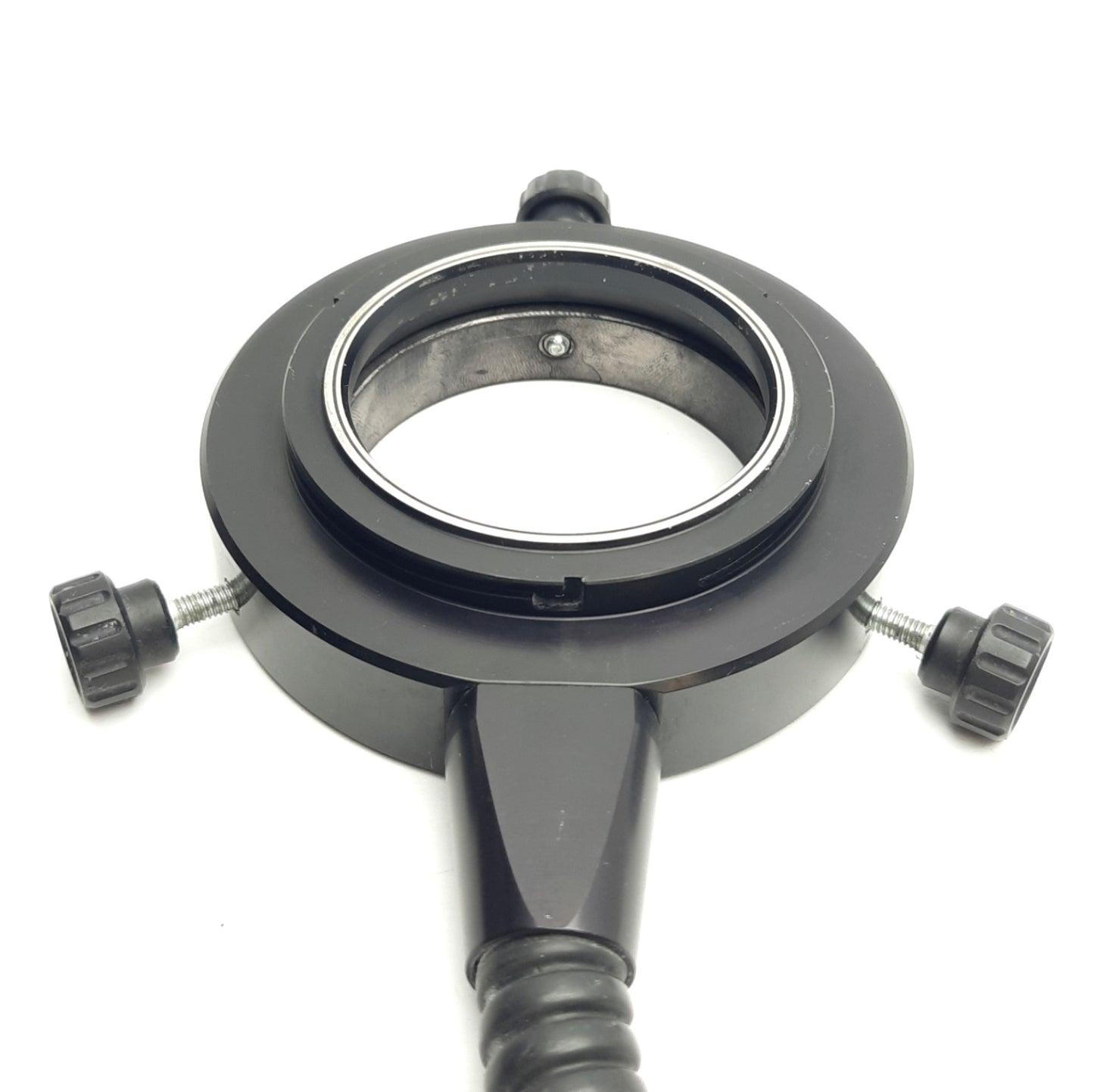 Used Fiber Optic Microscope Light Ring Flex Source, 54mm ID, 92mm OD, 2.5Ft length