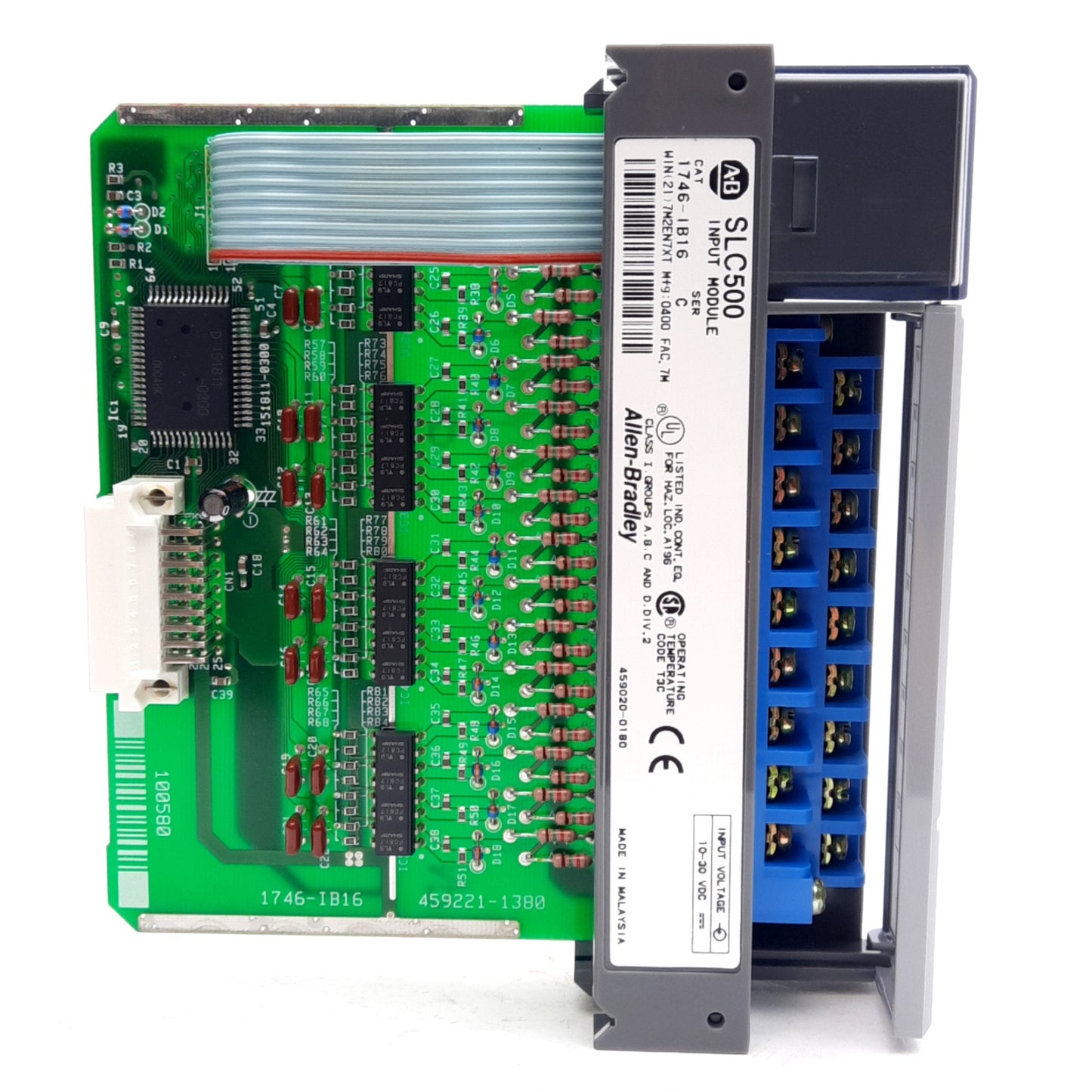 New Allen Bradley 1746-IB16 Ser C SLC500 PLC Input Module, 10-30VDC, 16-Points