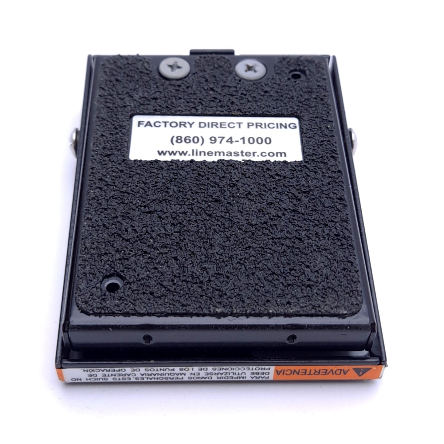 Used Lot of 2 Linemaster T-91-S Treadlite II Momentary Foot Pedal Switch, 250VAC 15A