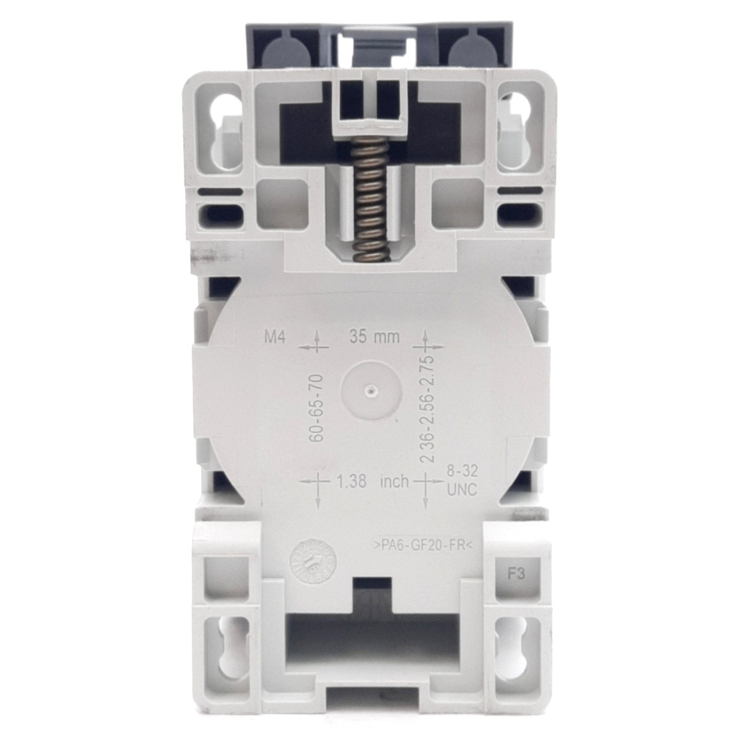 Used ABB AF09-30-01-11 Contactor, 3-Pole+N.C. Aux, 600VAC 25A, 24/20-60VAC/DC Control