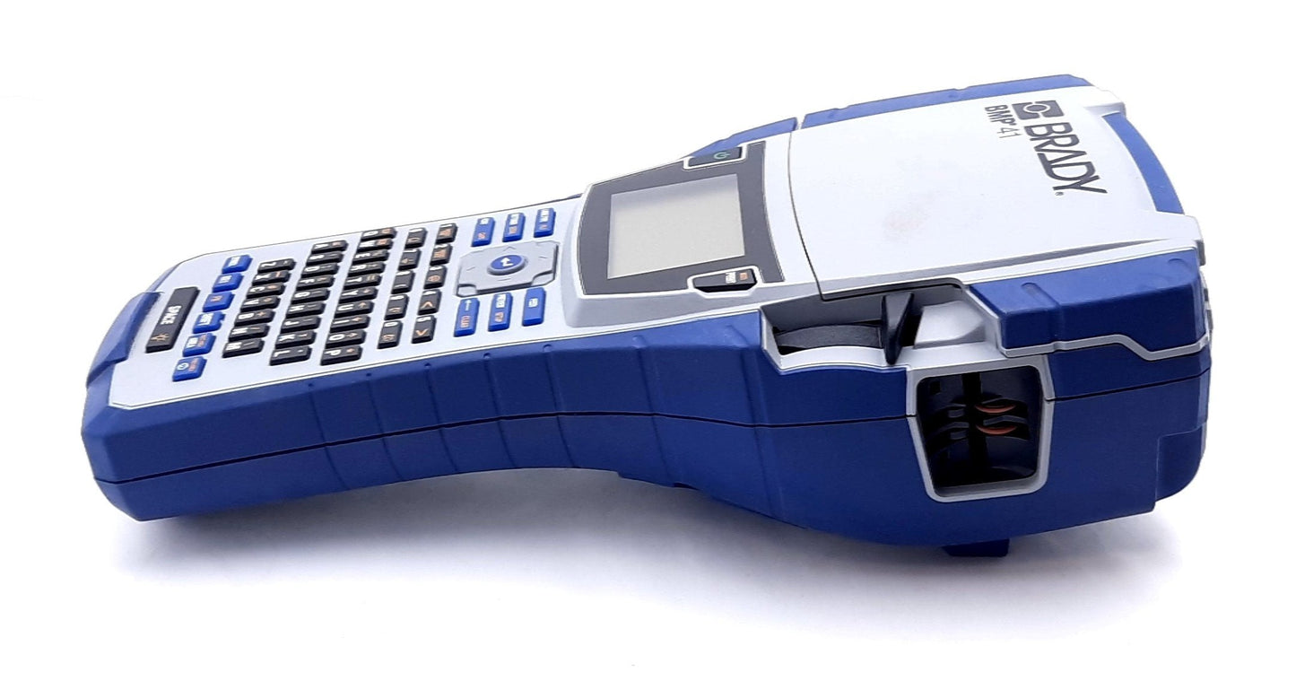 Used Brady BMP41 Handheld Industrial Label Printer Thermal Transfer 300 dpi, 1.3"/s