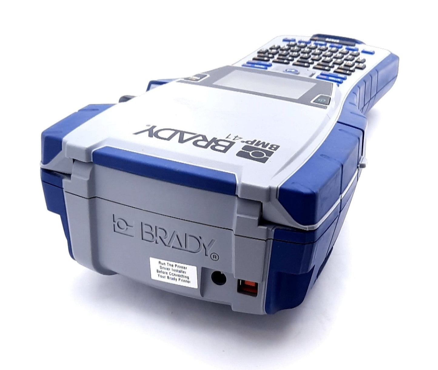 Used Brady BMP41 Handheld Industrial Label Printer Thermal Transfer 300 dpi, 1.3"/s