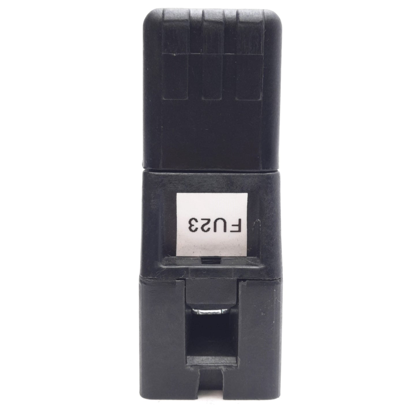 Used Bussmann TCF35 Time Delay Fuse With Base, Class CF, 600VAC/300VDC 35A, DIN Rail