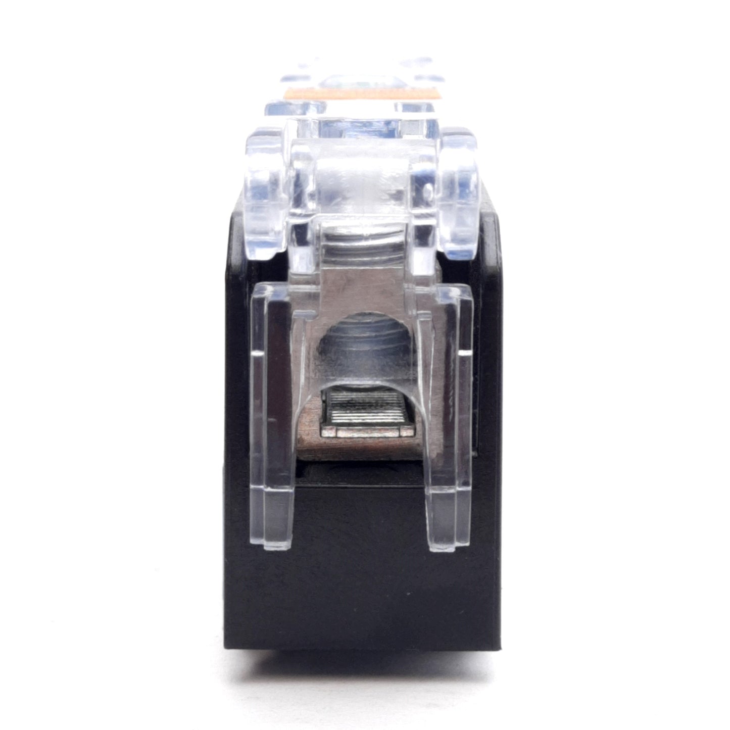 Used Bussmann BCM603-xC Class CC Stackable Fuse Block, LED, 600VAC 30A, DIN Rail
