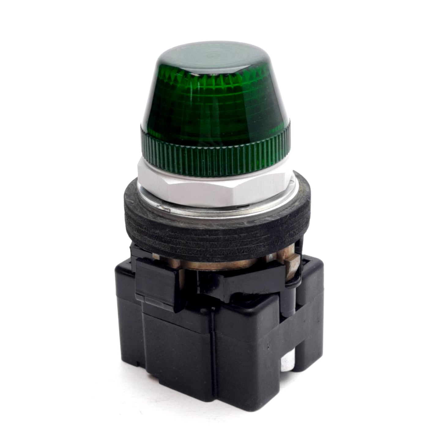 New Eaton HT8HFGV7 HT800 Green Pilot Light, ø30.5mm, Watertight/Oiltight, 120VAC/DC