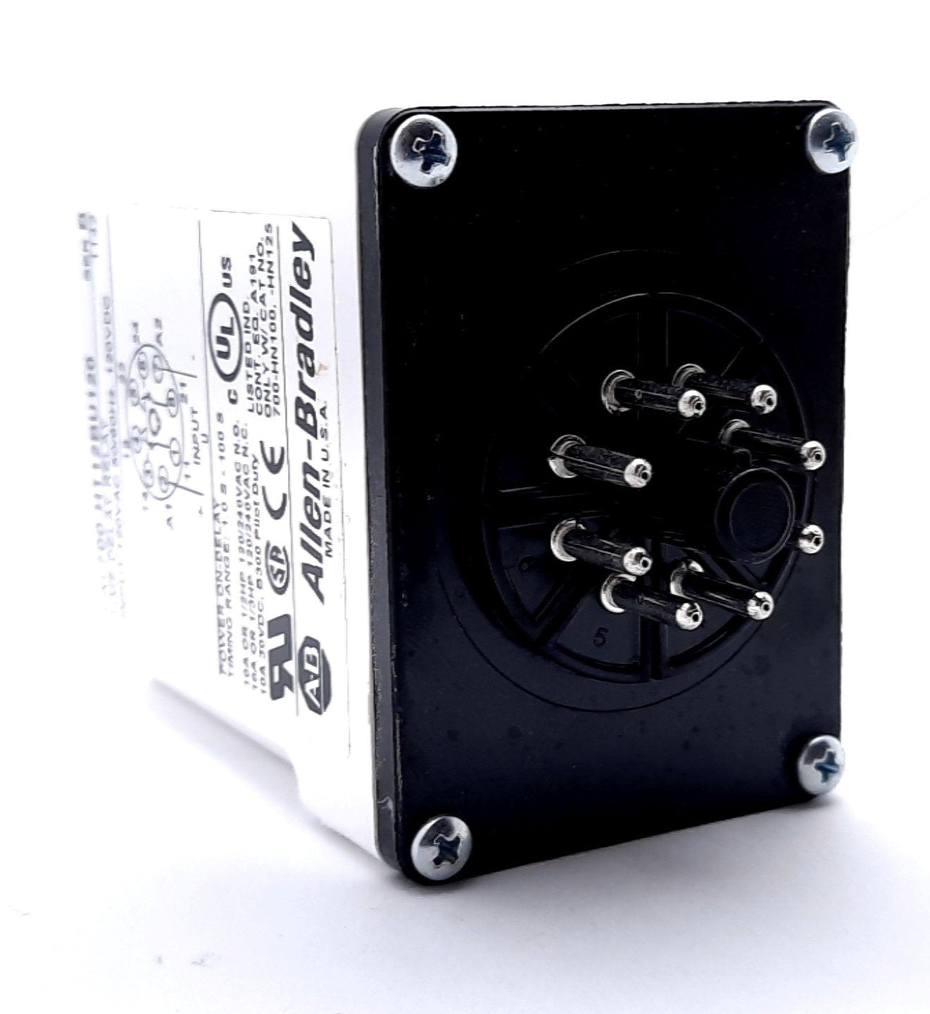 New Allen Bradley 700-HT12BU120 Tube Base Timing Relay 120-240VAC, 1 N.O 1 N.C